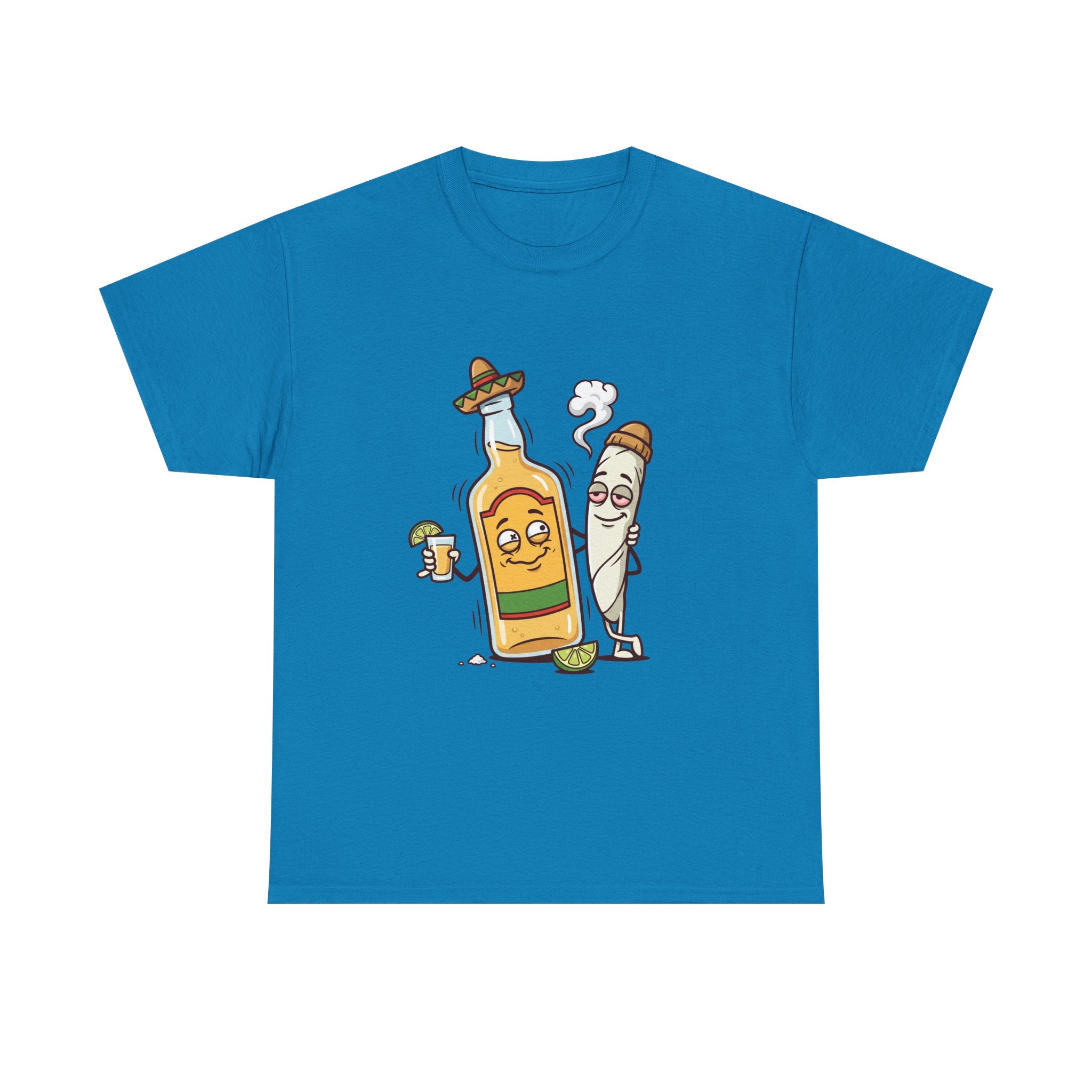 Tequila & Joint Funny Graphic Tee
