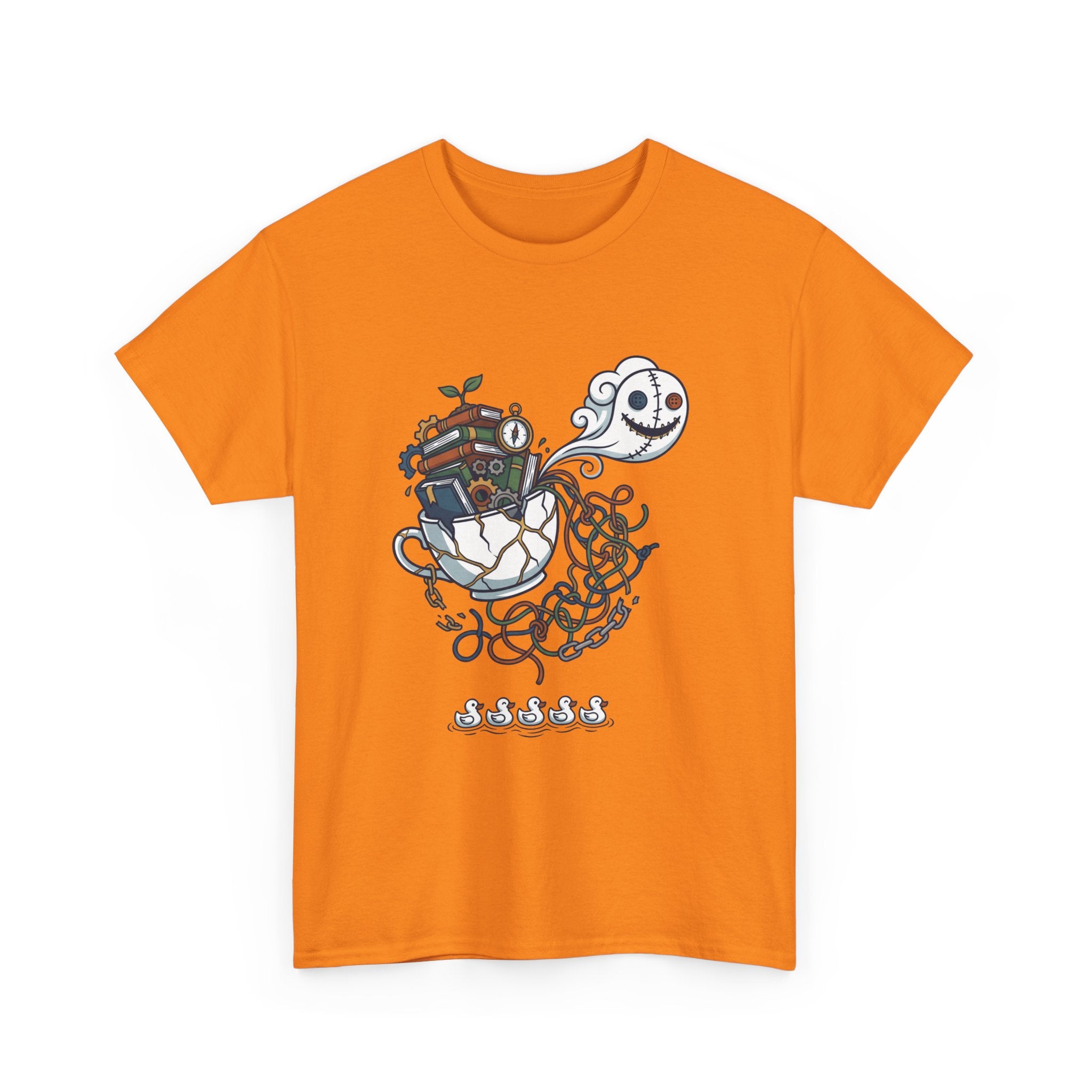 T-Shirt — Whimsical Ghost Ship Illustration Tee
