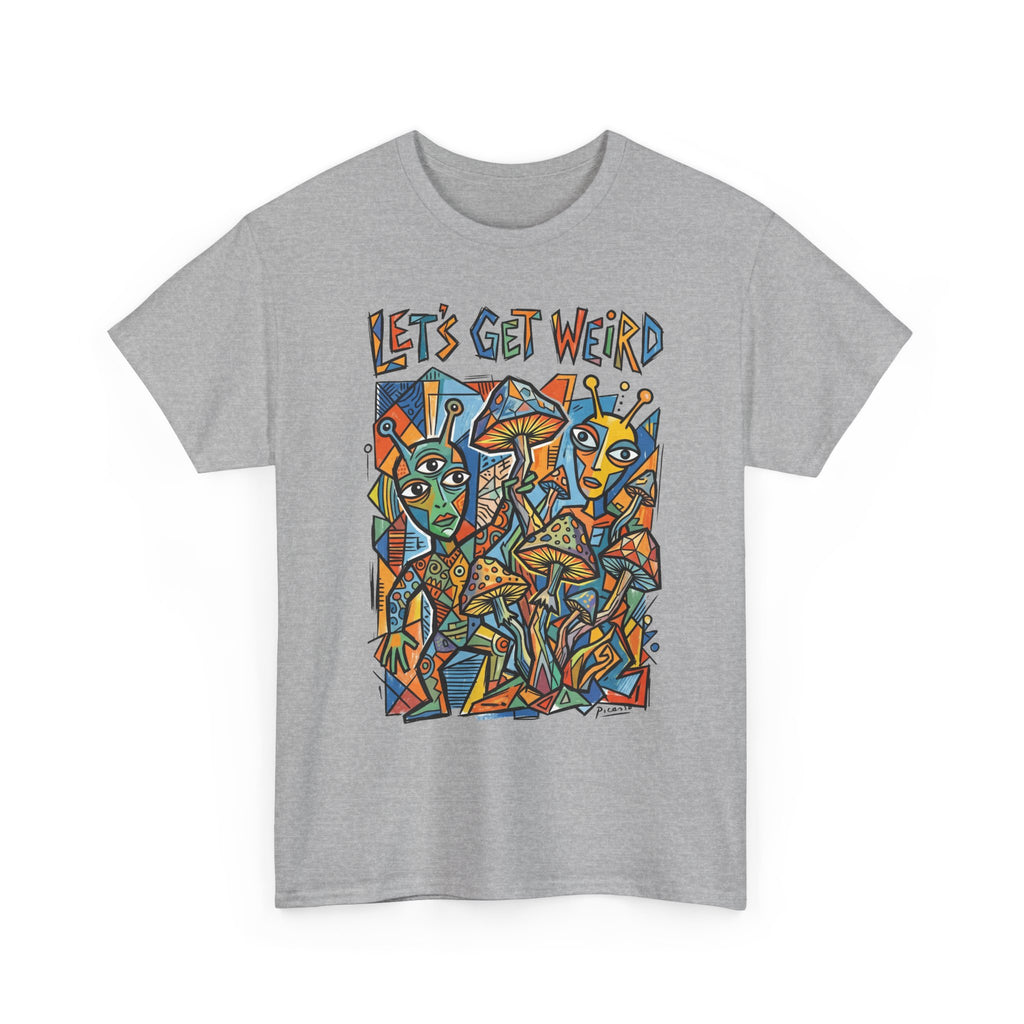 Let's Get Weird Abstract Art T-Shirt — Colorful Psychedelic Graphic Tee
