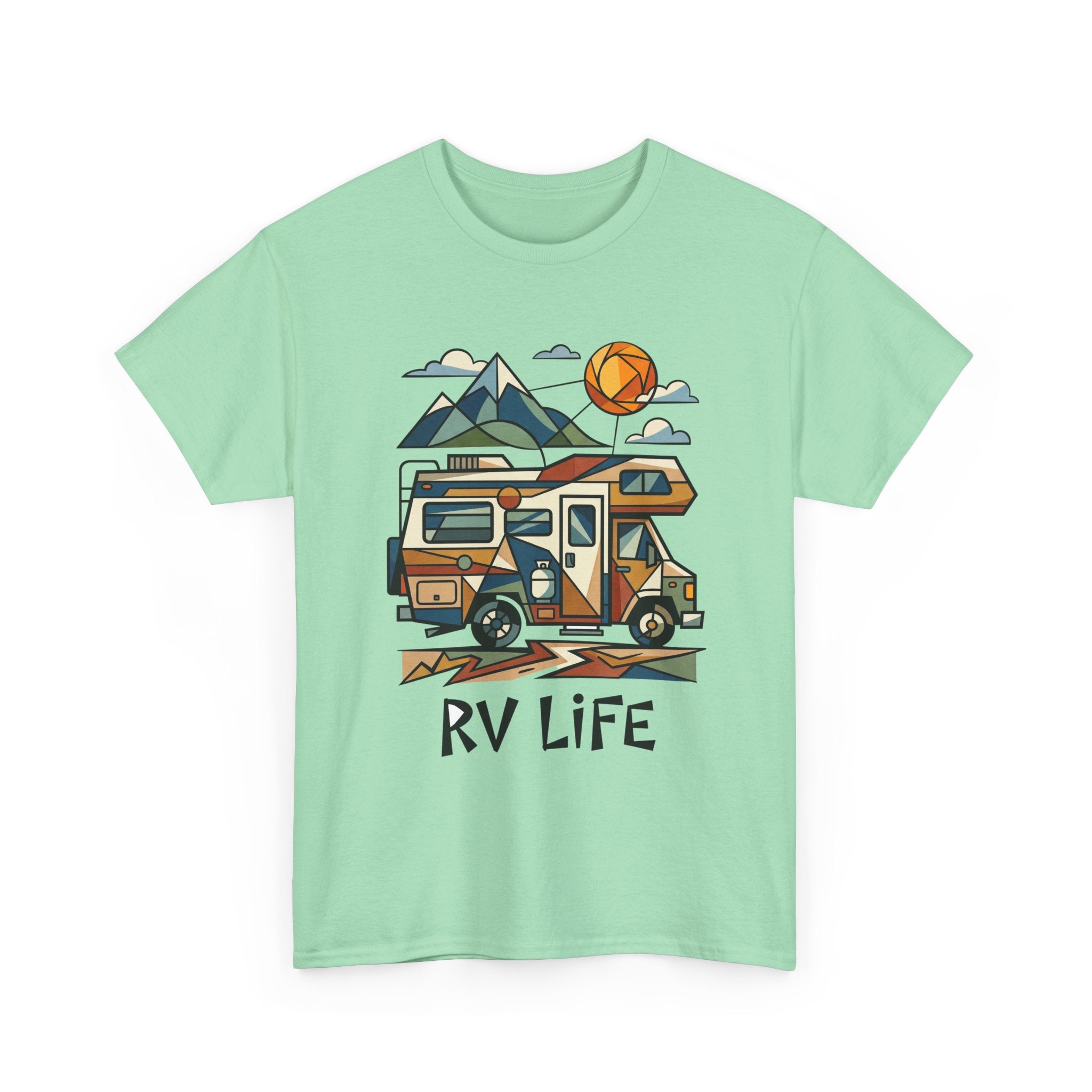 RV Life T‑Shirt — Vintage Camper Graphic Tee for RVers & Road Trip Lovers