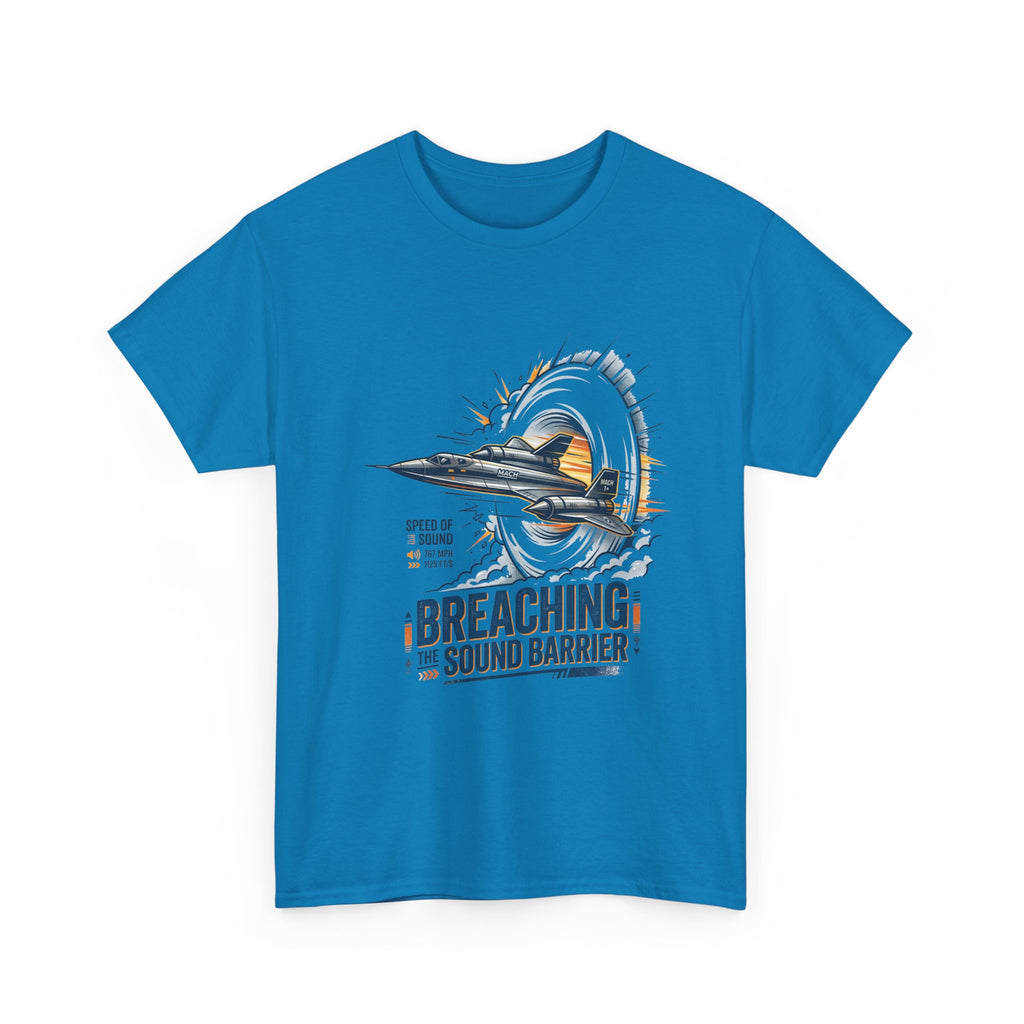 Sonic Boom T-Shirt — 'Breaching the Sound Barrier' Jet Trainer Aviation Graphic Tee