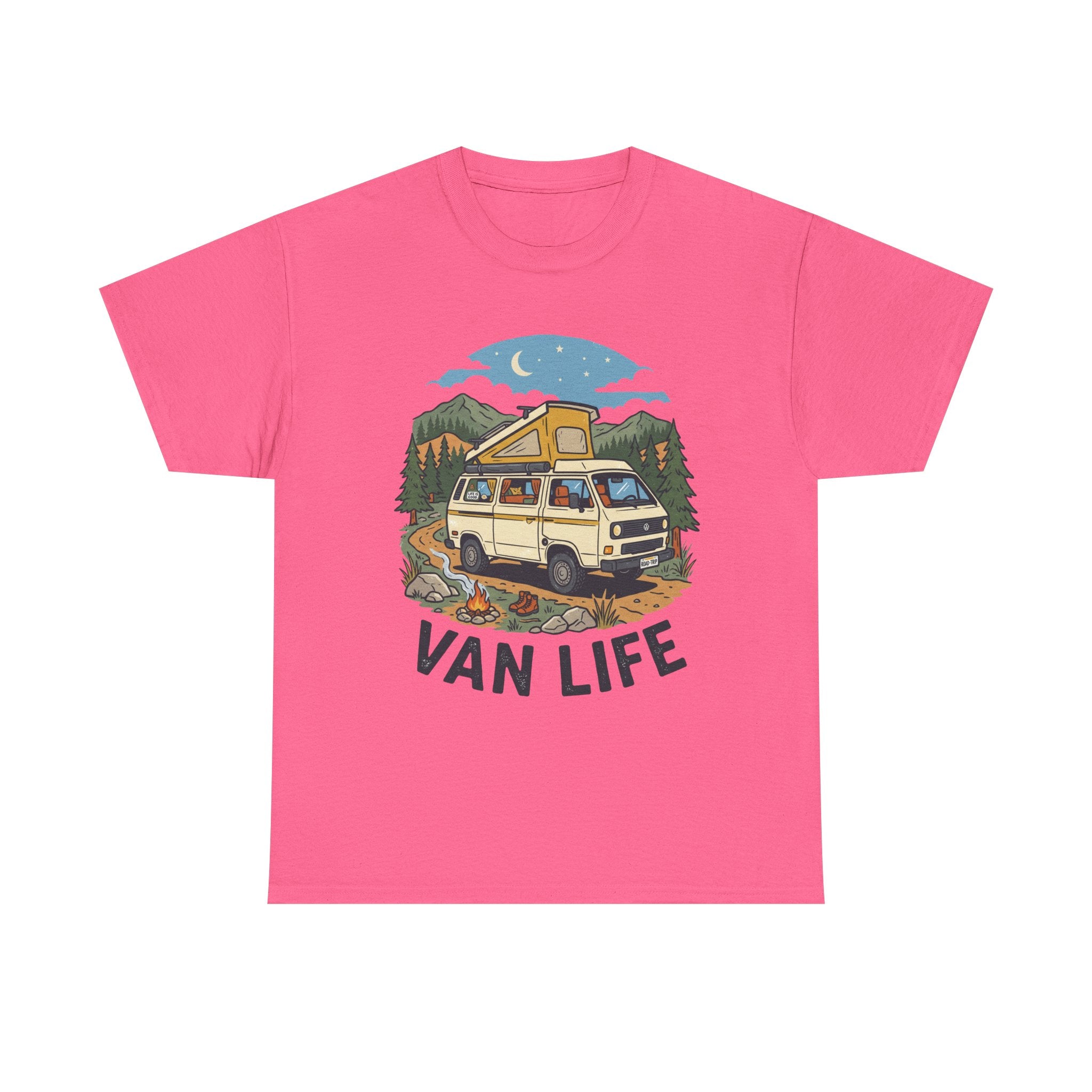 Van Life Tee — Vintage Camper Graphic T-Shirt