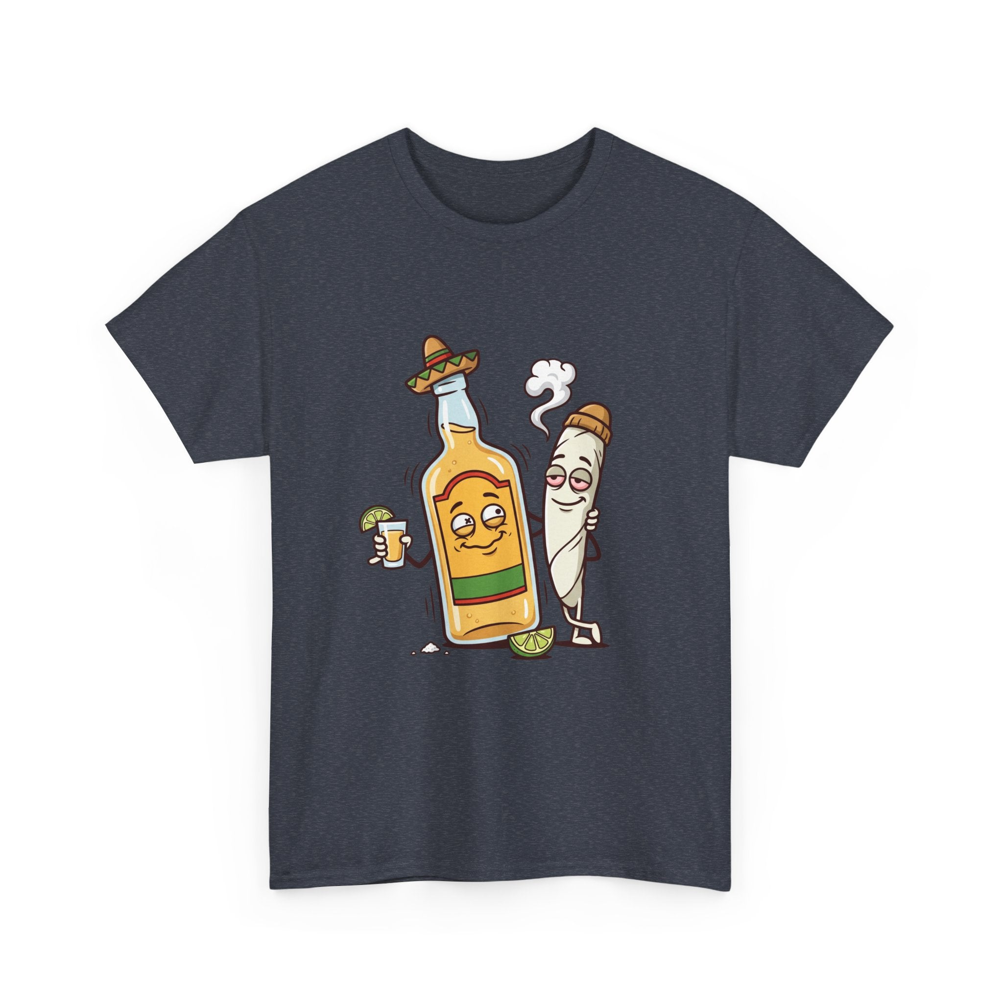 Tequila & Joint Funny Graphic Tee