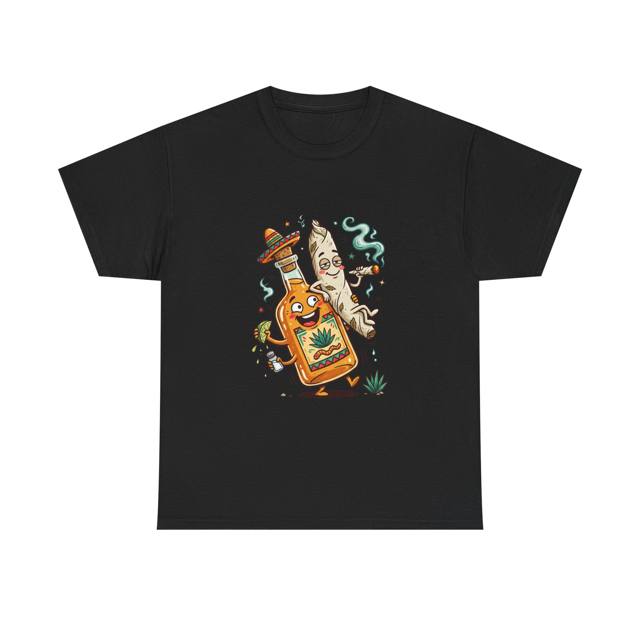 1 Tequila & Taco Dancing T‑Shirt — Funny Mexican Food Party Tee