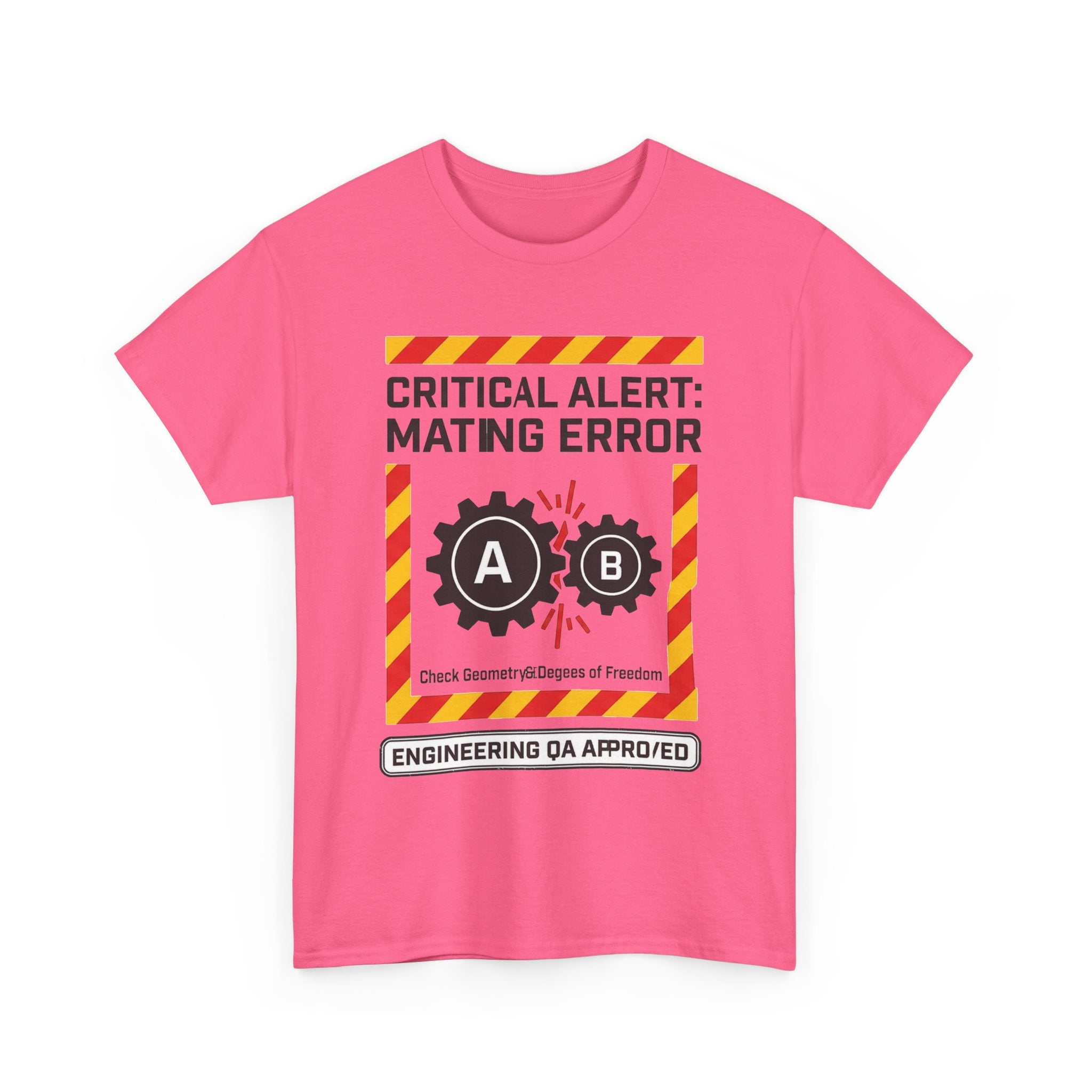 Mating Error T‑Shirt — Funny Engineering QA Alert Tee