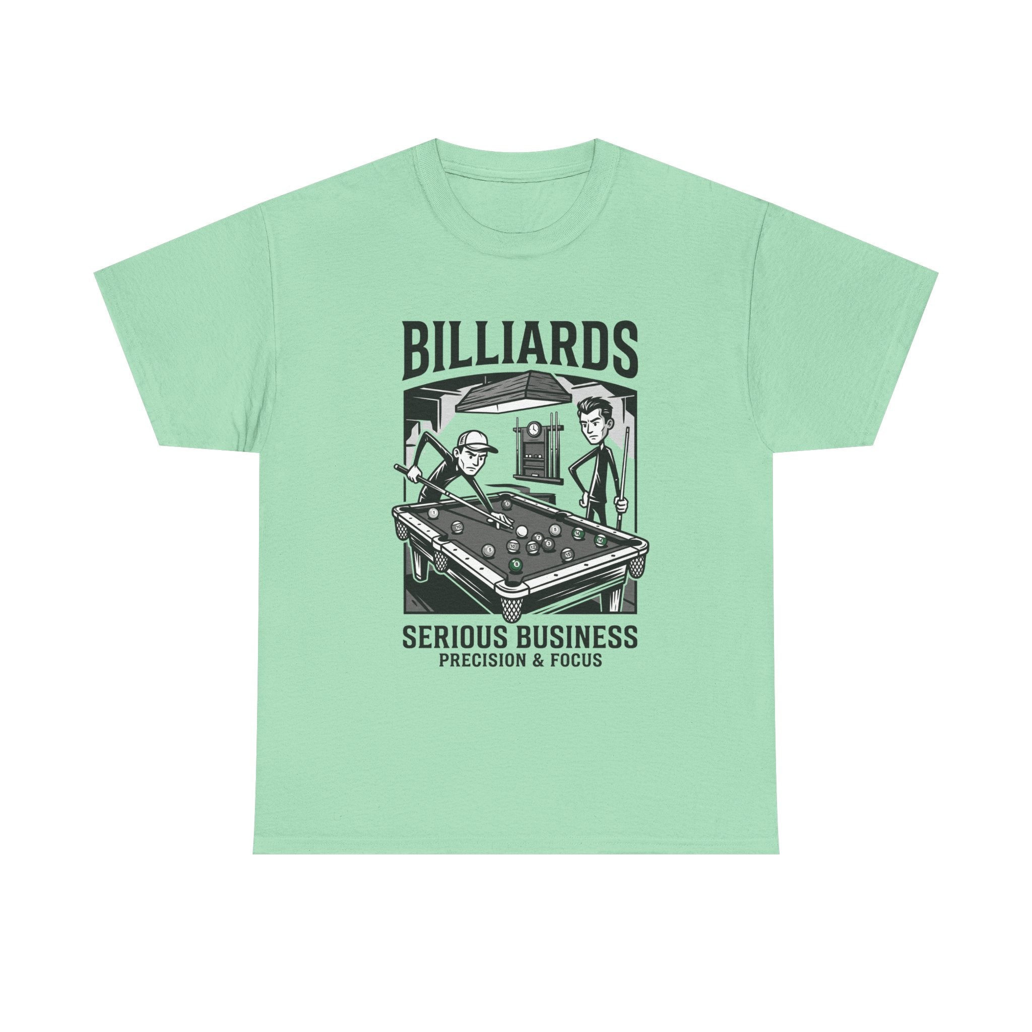 Billiards Tee – "Serious Business" Pool Player T-Shirt
