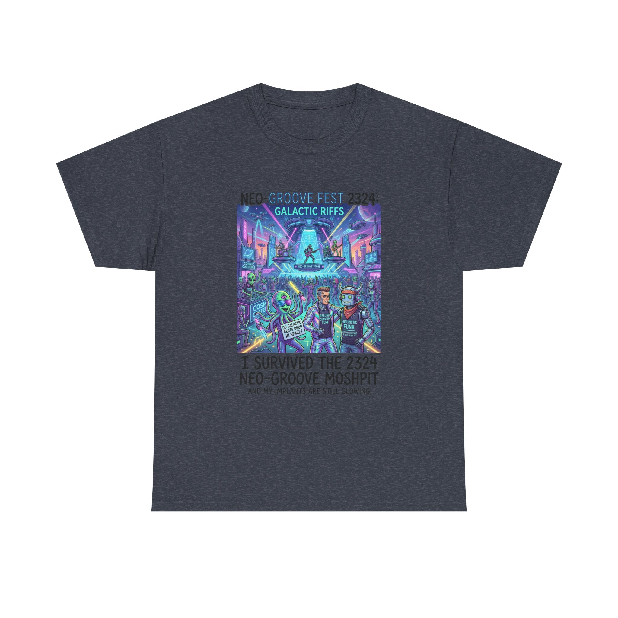 Neo-Groove Fest 2324 Tee — "I Survived the 2324 Neo-Groove Moshpit" Concert T-Shirt