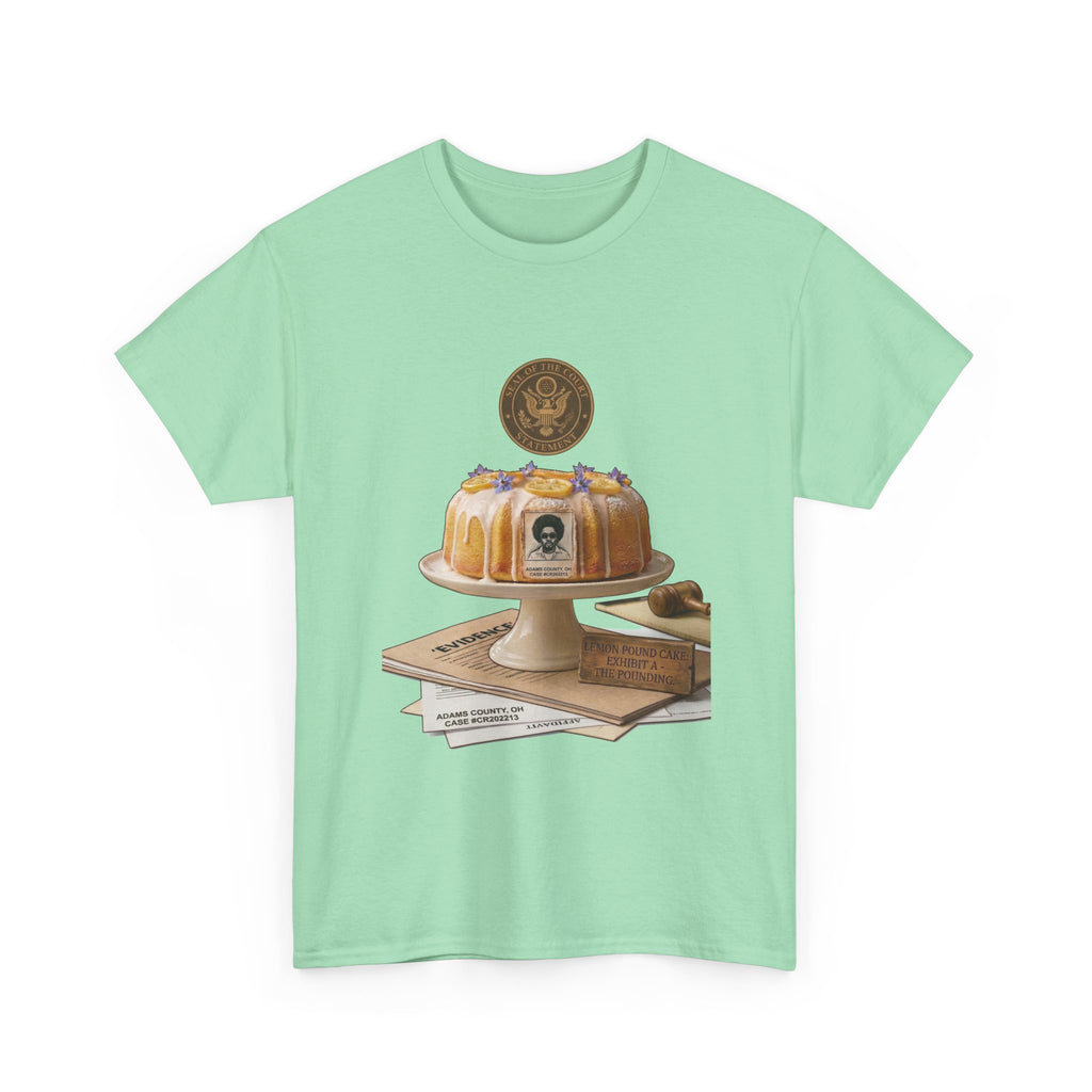 Lemon Pound Cake T‑Shirt — Vintage Baking Illustration Tee