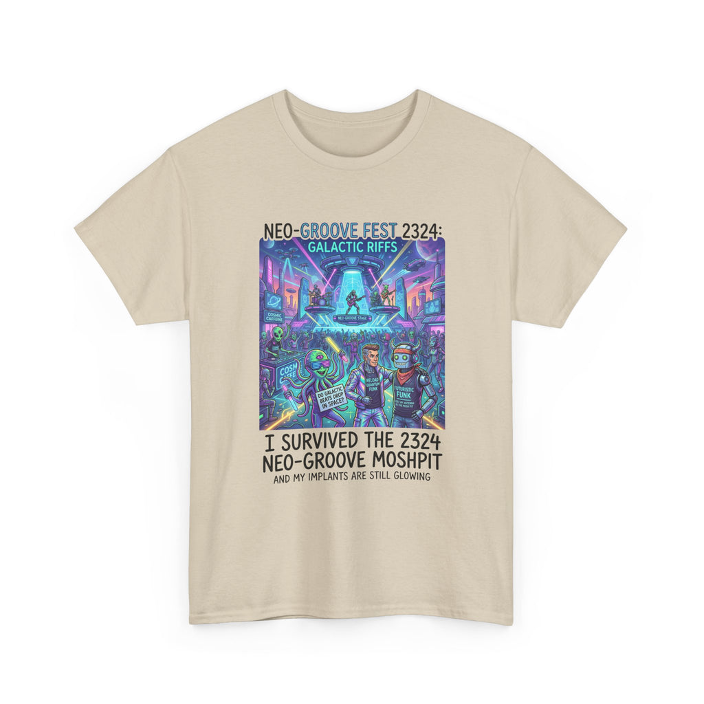 Neo-Groove Fest 2324 Tee — "I Survived the 2324 Neo-Groove Moshpit" Concert T-Shirt