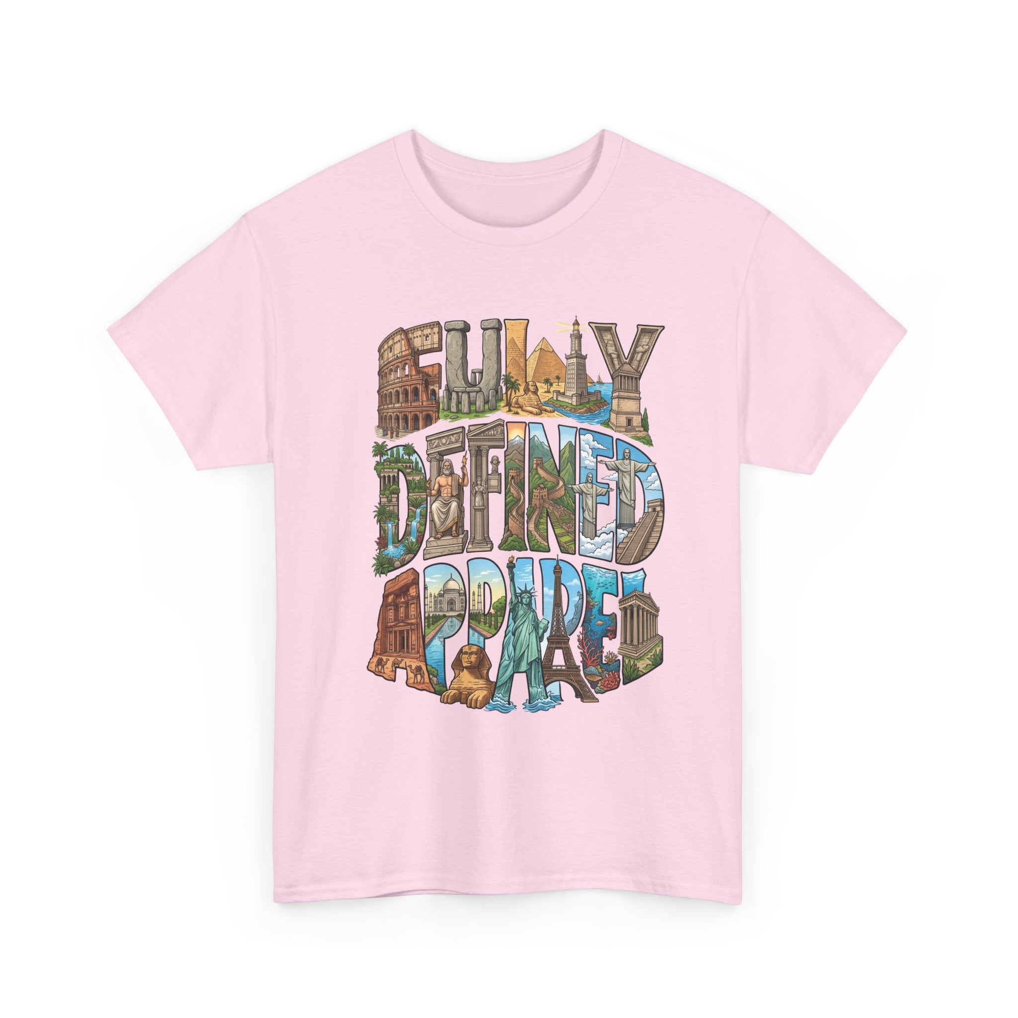 Fully Defined Apparel T‑Shirt — Retro Travel Illustration Tee
