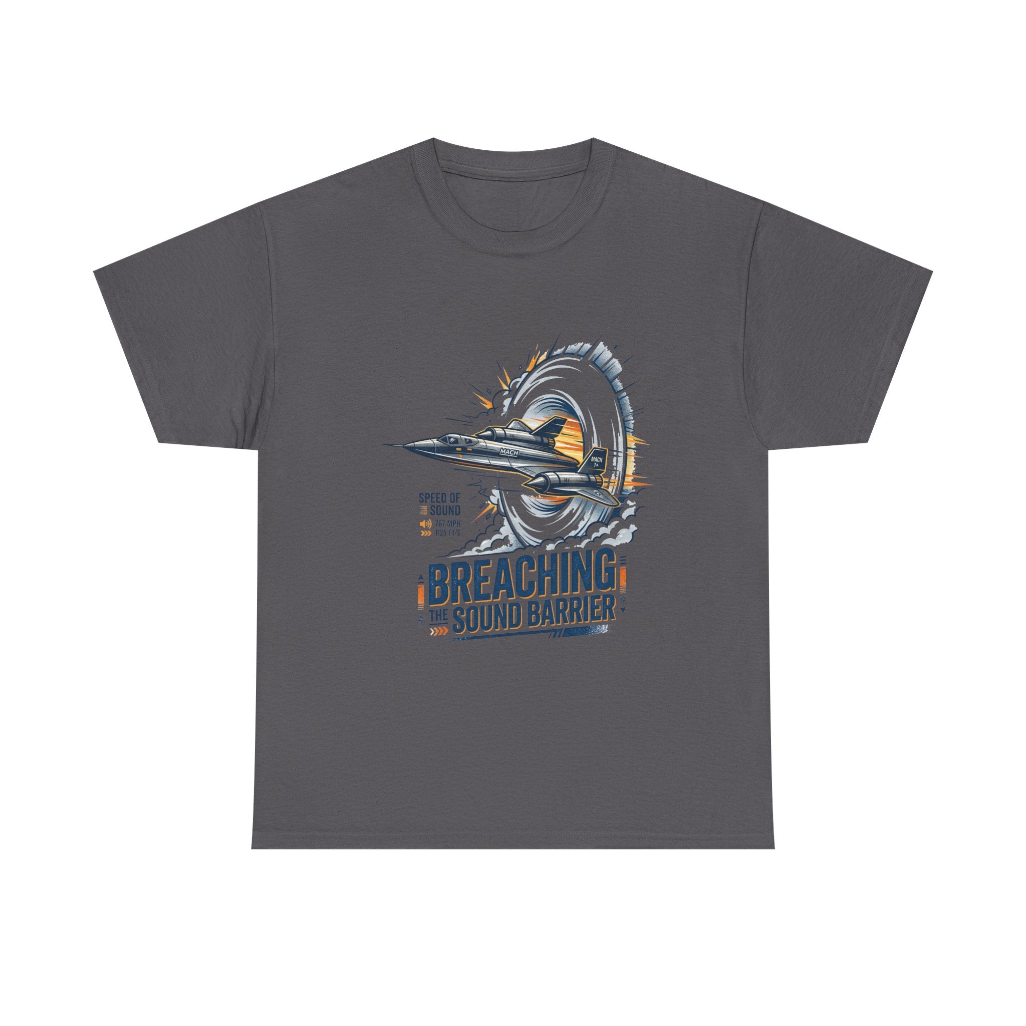 Sonic Boom T-Shirt — 'Breaching the Sound Barrier' Jet Trainer Aviation Graphic Tee