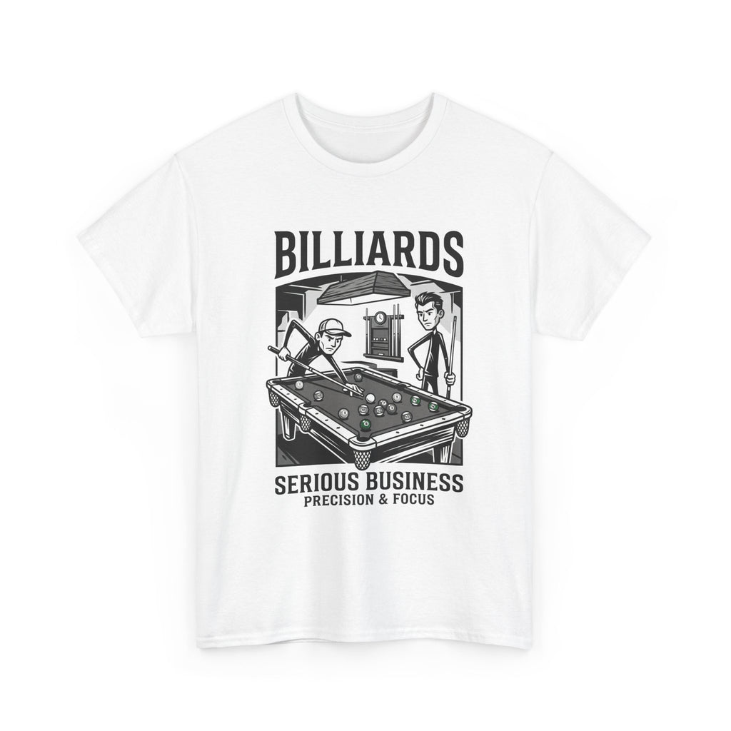 Billiards Tee – "Serious Business" Pool Player T-Shirt