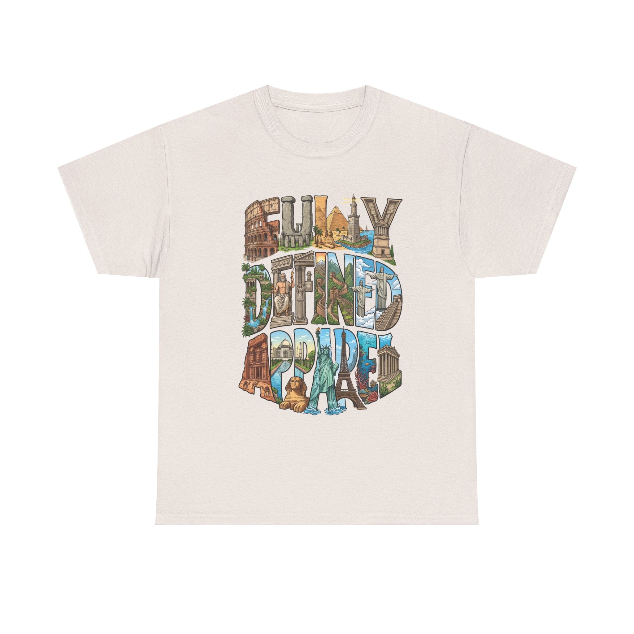 Fully Defined Apparel T‑Shirt — Retro Travel Illustration Tee