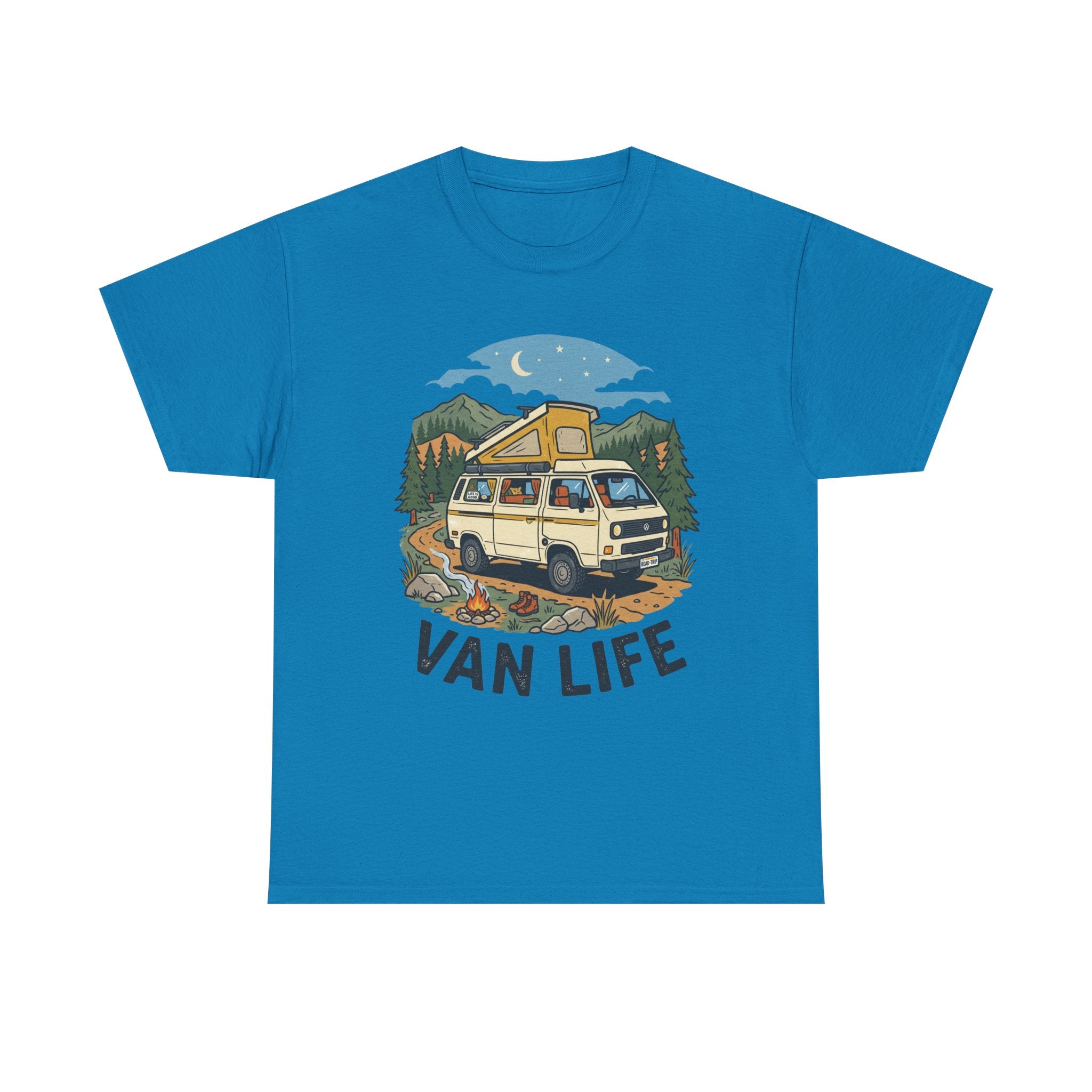 Van Life Tee — Vintage Camper Graphic T-Shirt