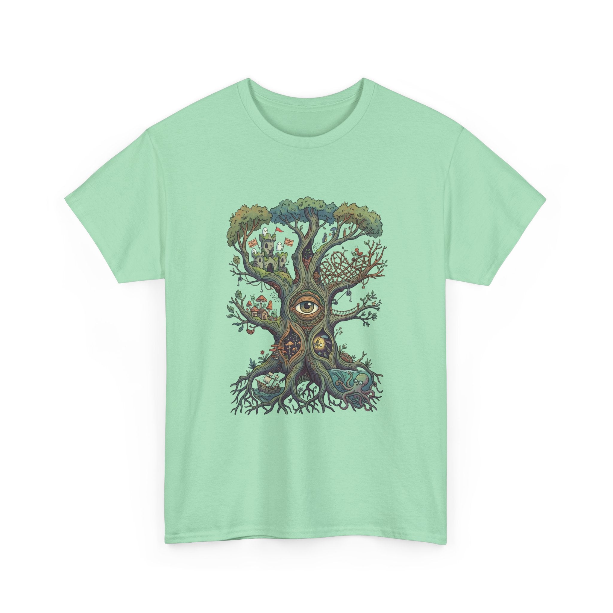 Tree of Life T-Shirt — Mystical Woodland Nature Graphic Tee