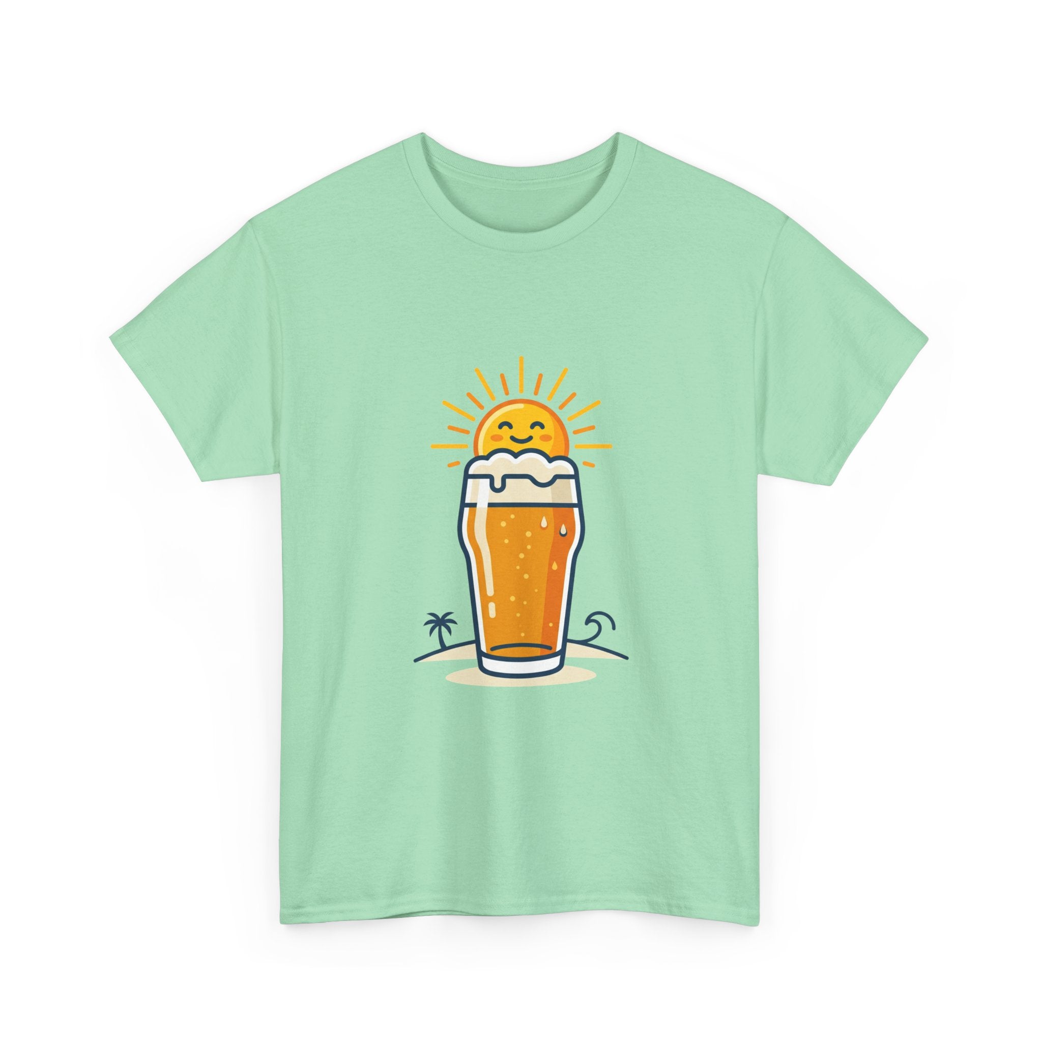 Beer Sun Tee — Sunny Beach Beer Graphic T-Shirt