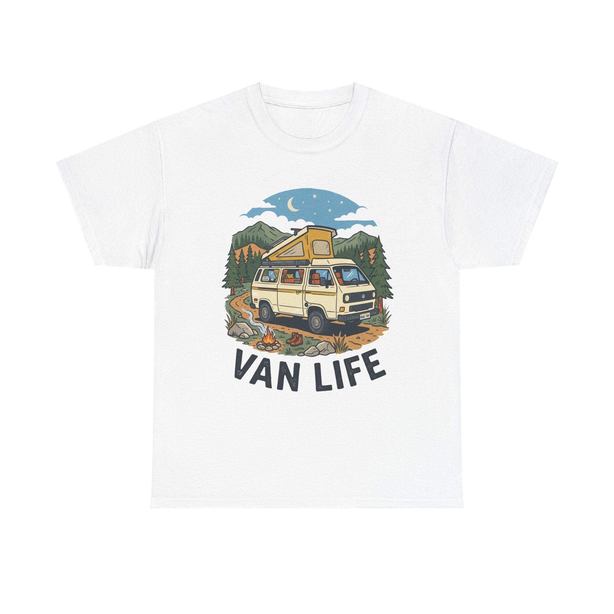 Van Life Tee — Vintage Camper Graphic T-Shirt