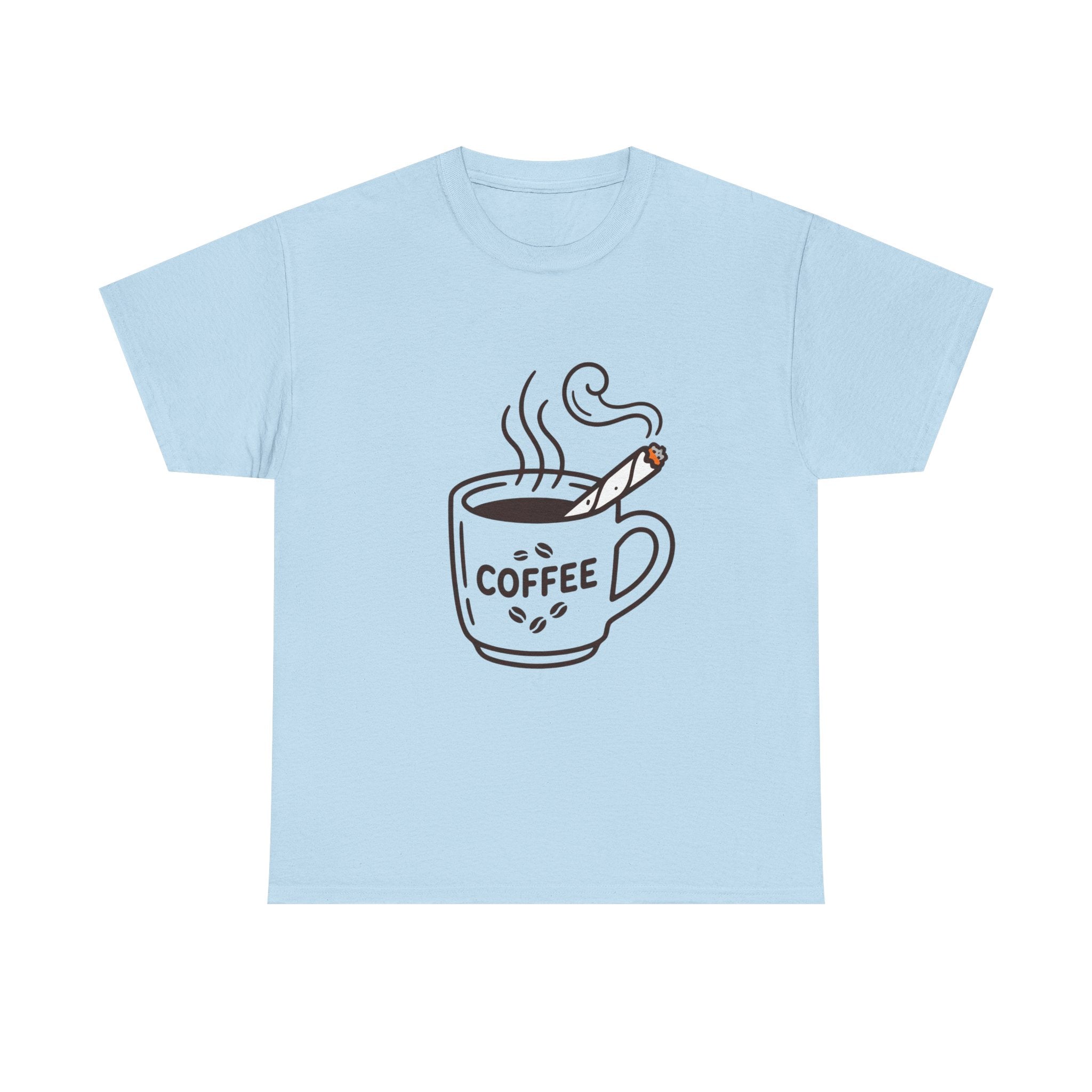 Coffee Cup T-Shirt — Cute Steaming Mug Graphic Tee
