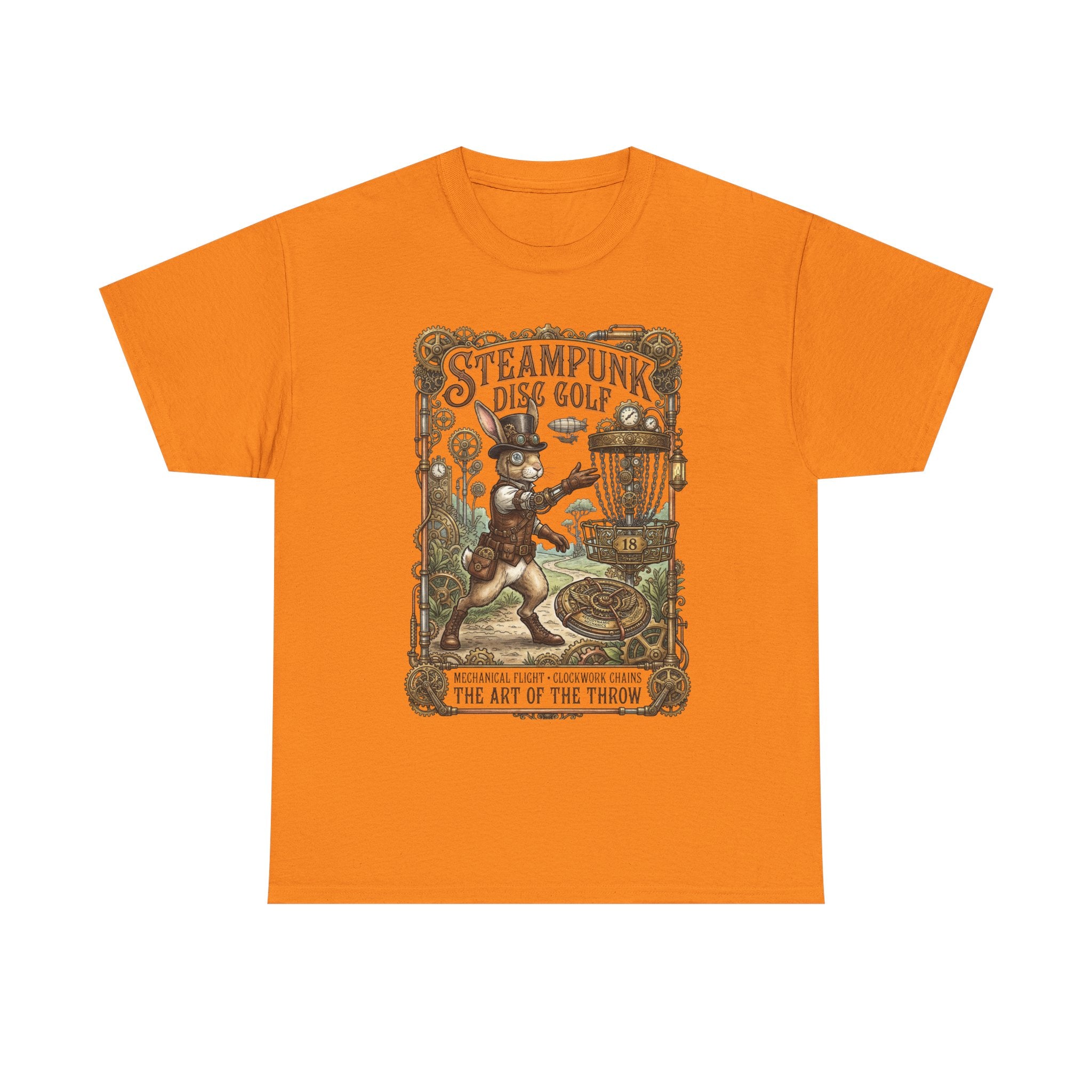 Steampunk Disc Golf T-Shirt — Vintage Victorian Throw Art Tee