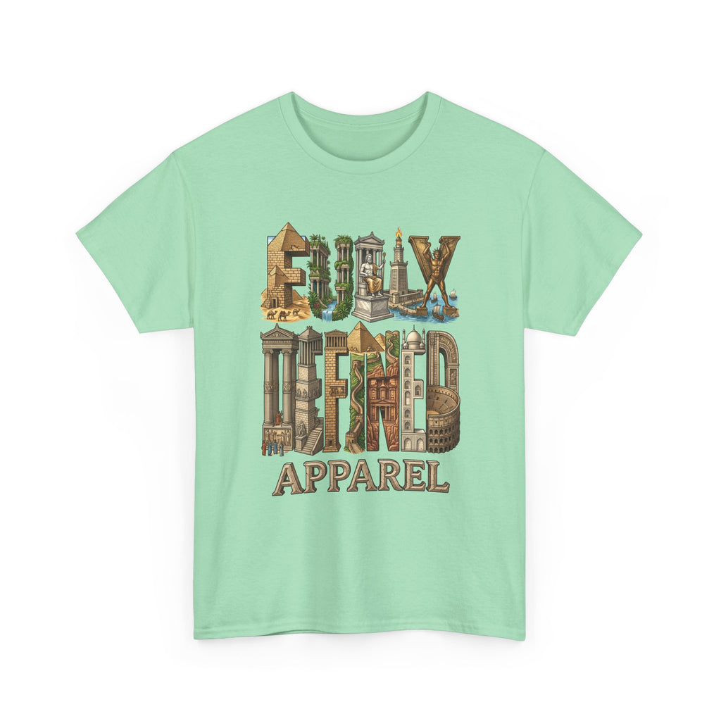 Fully Defined Apparel T‑Shirt — Wonders of the World Graphic Tee