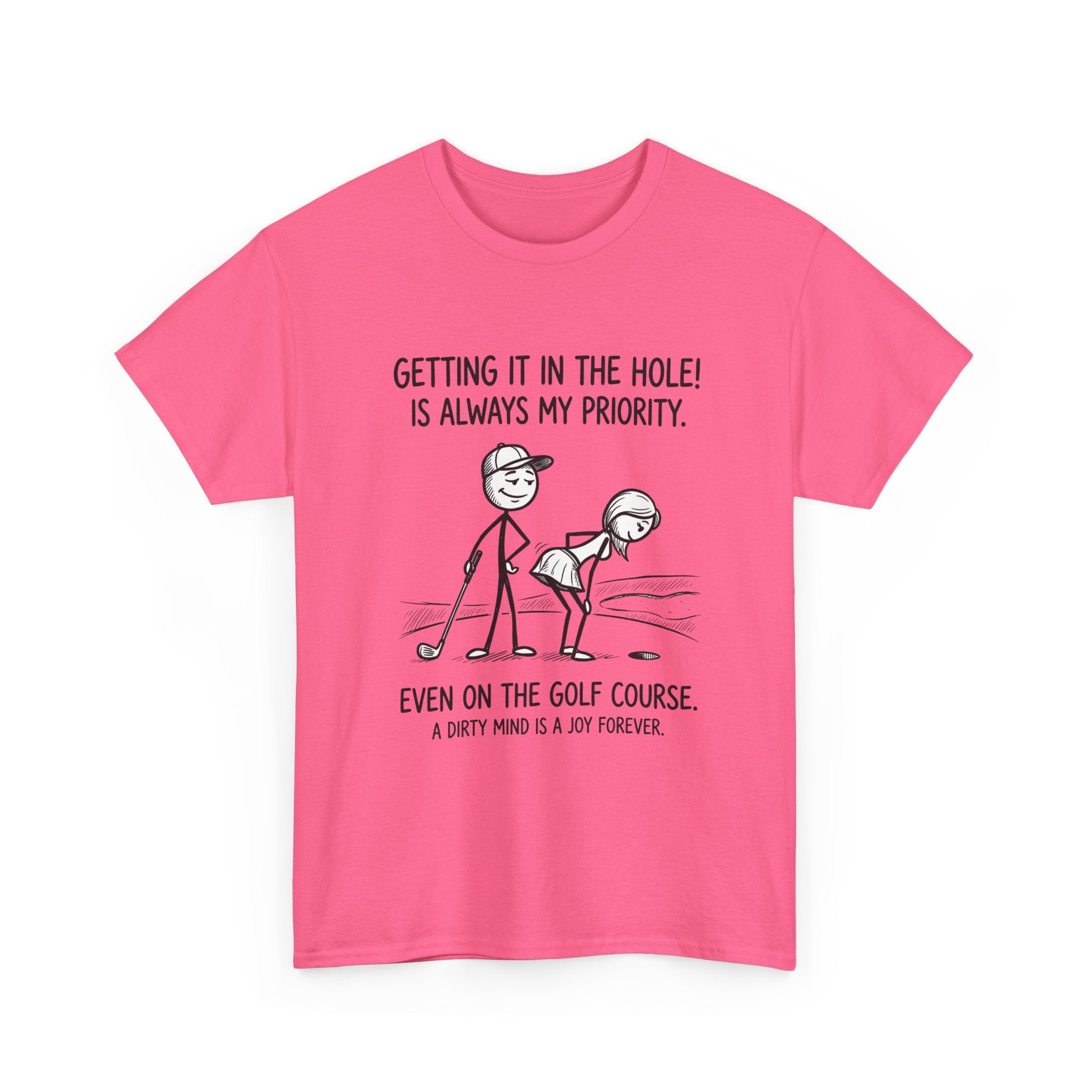Golf T‑Shirt - "Getting It in the Hole!" Funny Golf Humor Tee