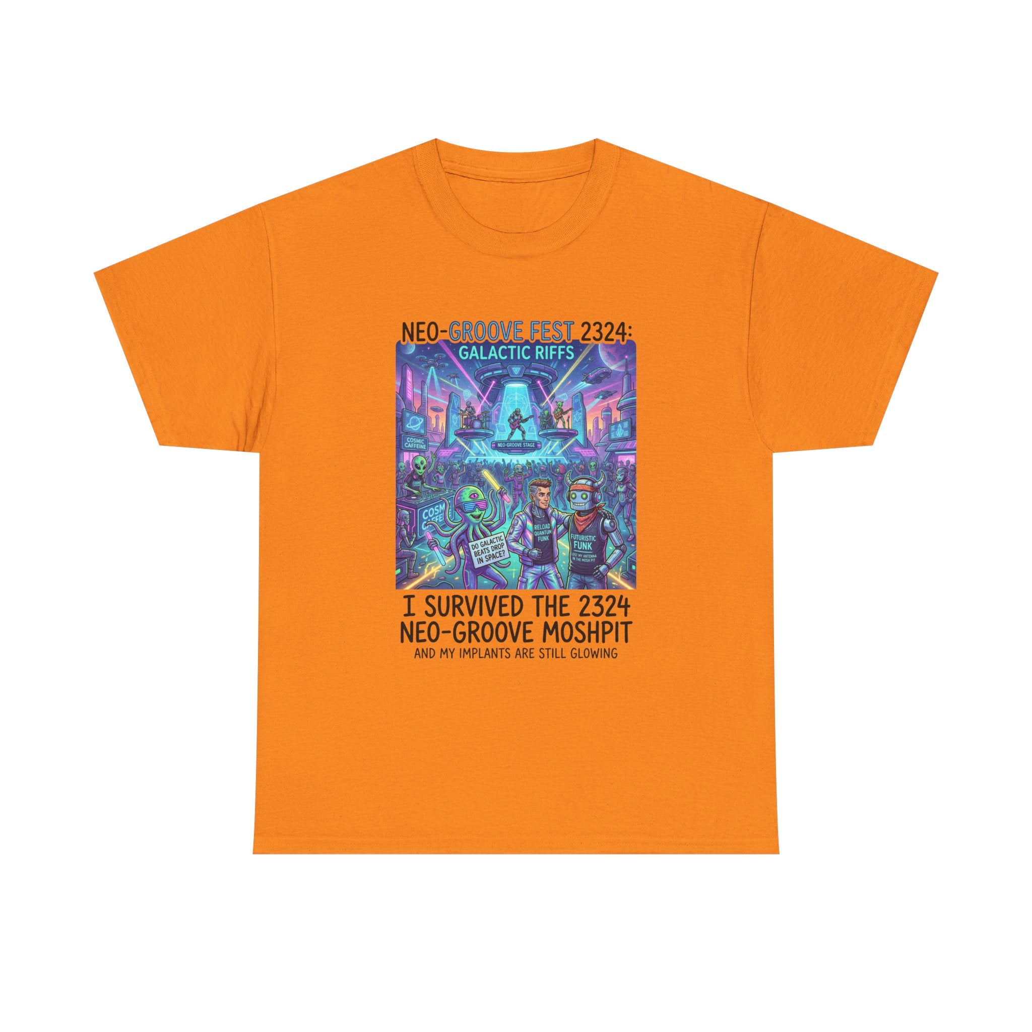 Neo-Groove Fest 2324 Tee — "I Survived the 2324 Neo-Groove Moshpit" Concert T-Shirt