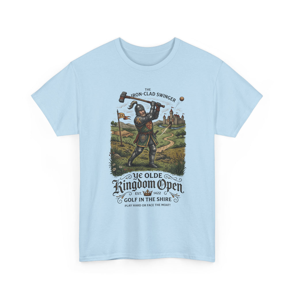 Golf T-Shirt — 'Ye Olde Kingdom Open' Vintage Medieval Golf Graphic Tee