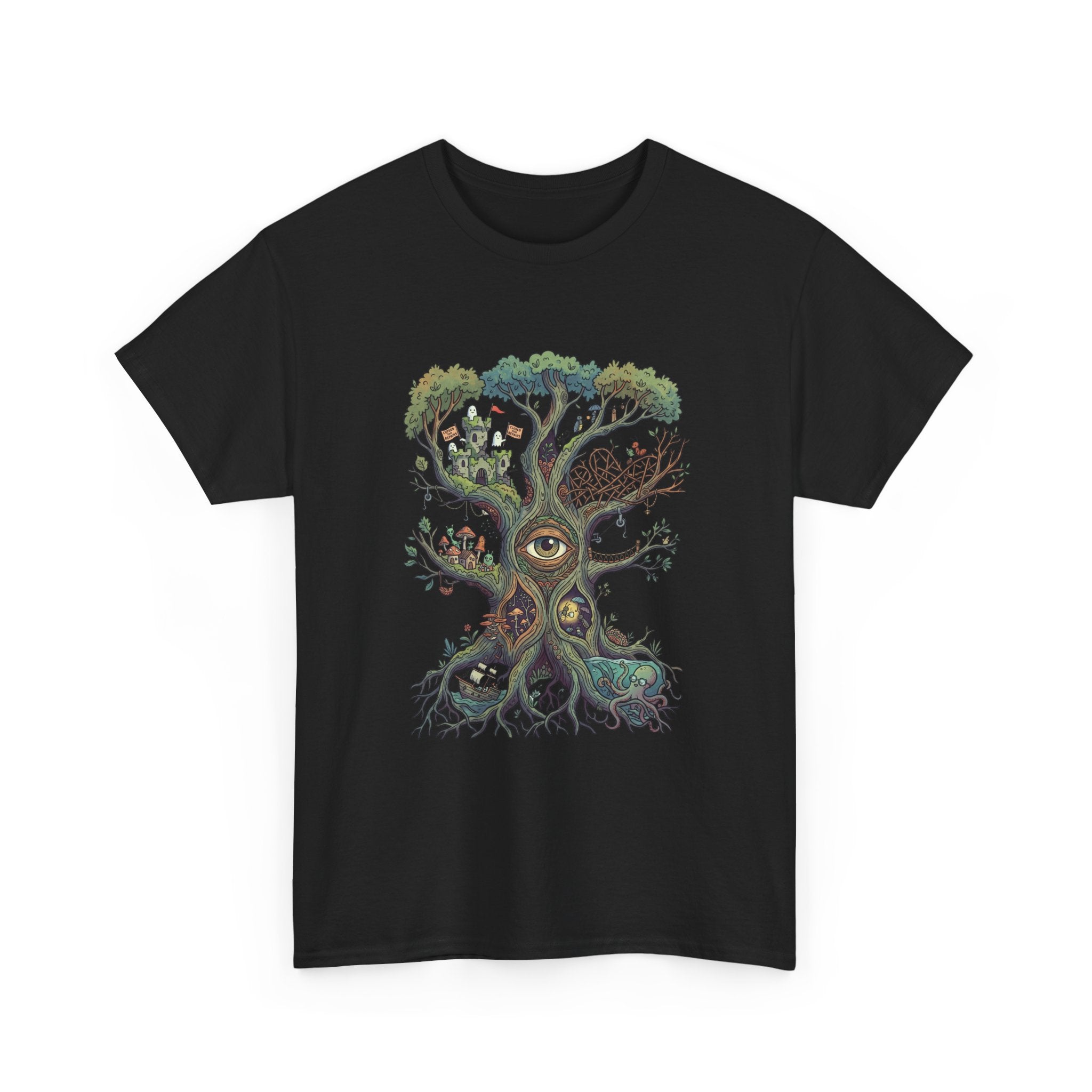 Tree of Life T-Shirt — Mystical Woodland Nature Graphic Tee