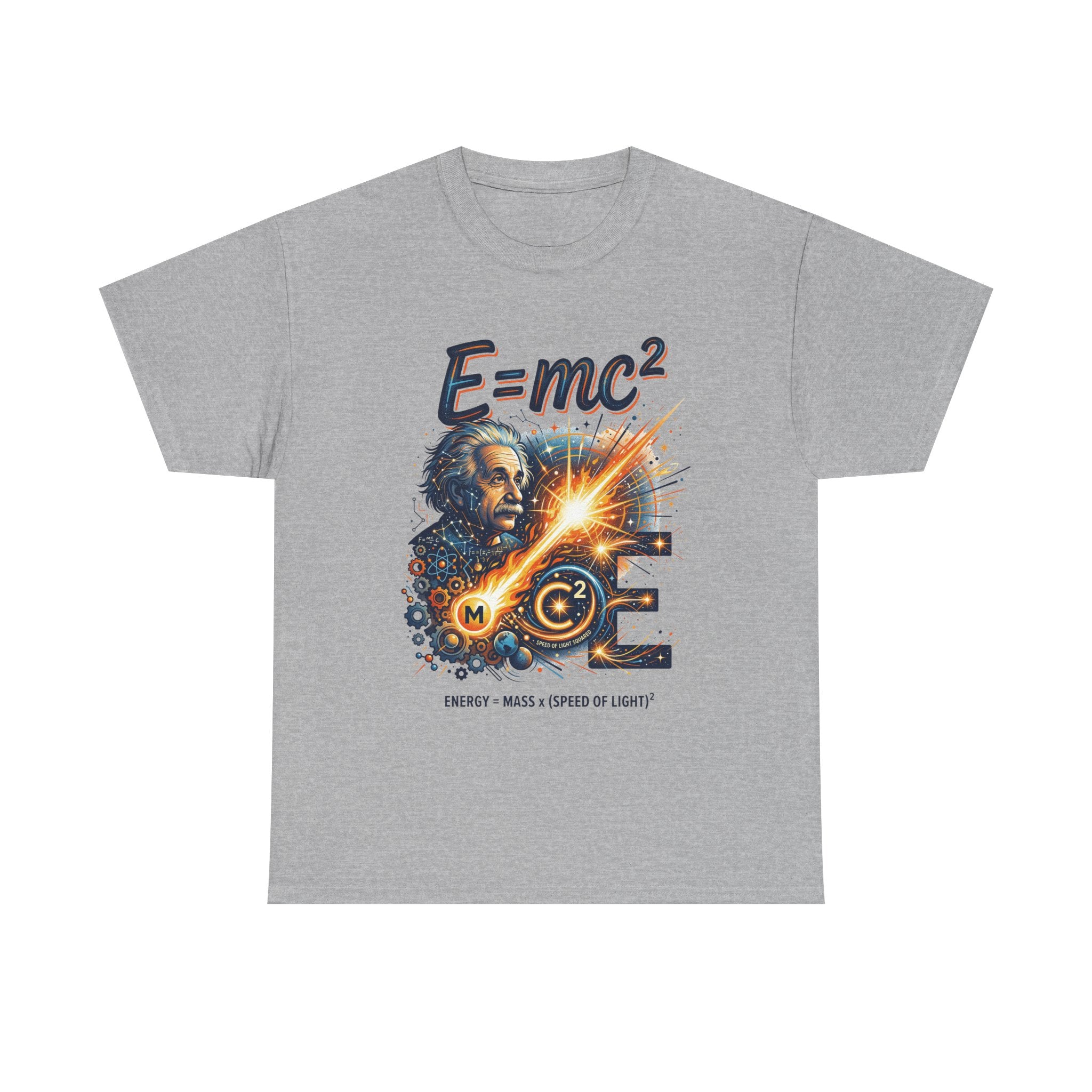 E=mc Einstein Physics T-Shirt — Science Lover Tee