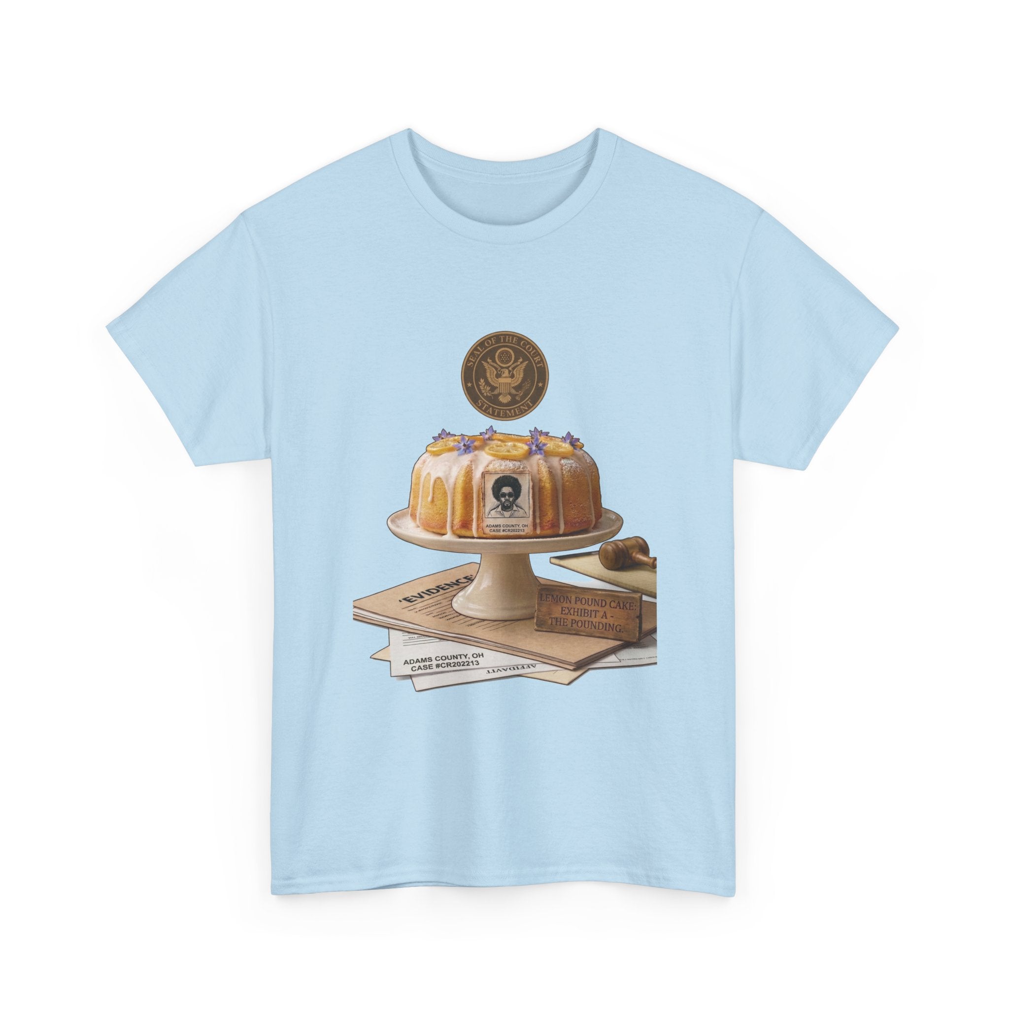 Lemon Pound Cake T‑Shirt — Vintage Baking Illustration Tee
