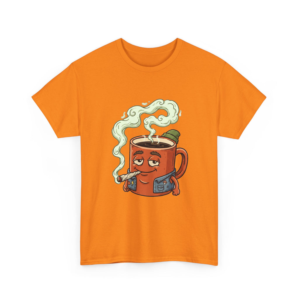 Coffee and a Joint Tee — Funny Smoking Coffee Graphic T-Shirt