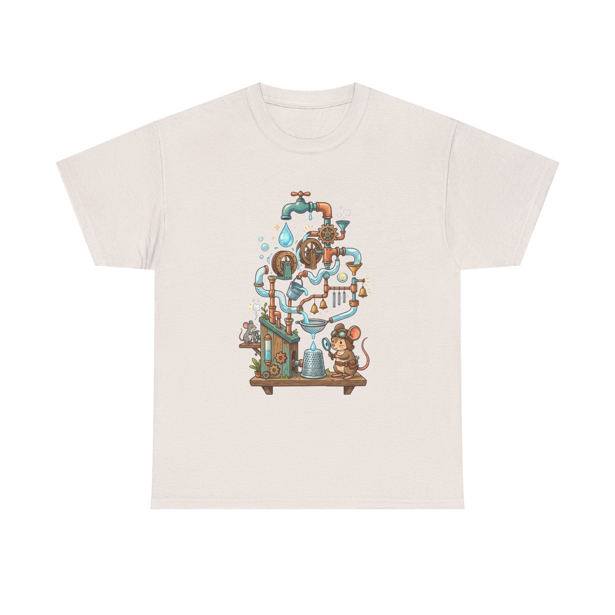 Water Machine T-Shirt — Cute Mouse Contraption Tee