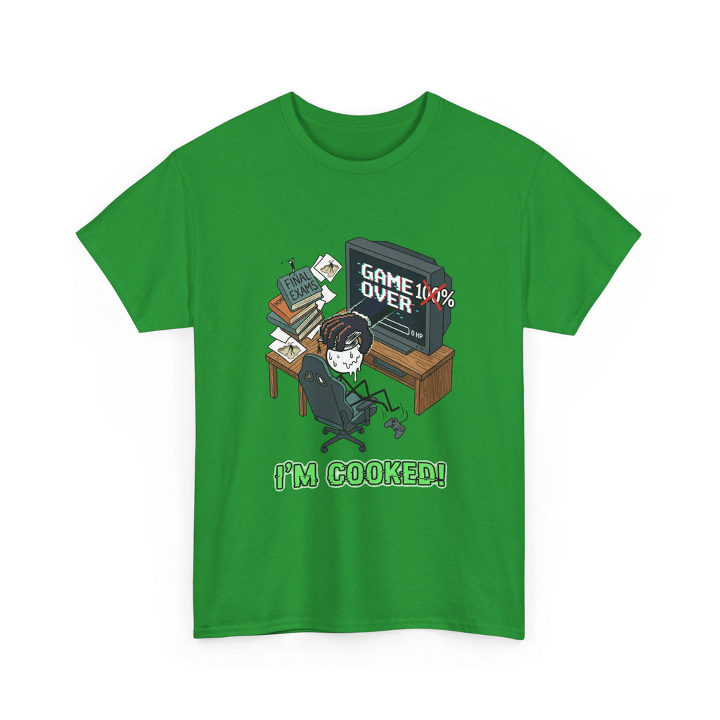 Gamer 'Game Over I'm Cooked' Graphic Tee