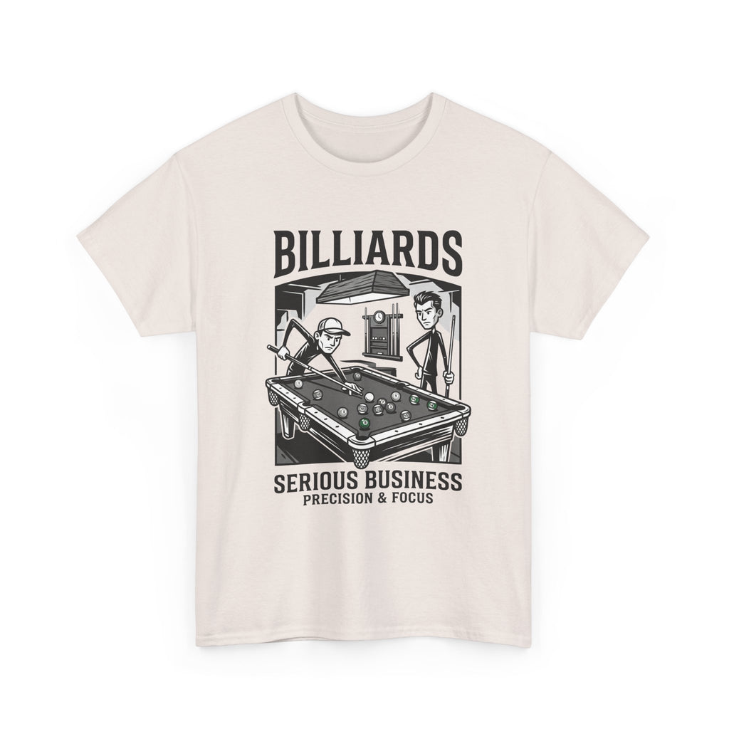 Billiards Tee – "Serious Business" Pool Player T-Shirt