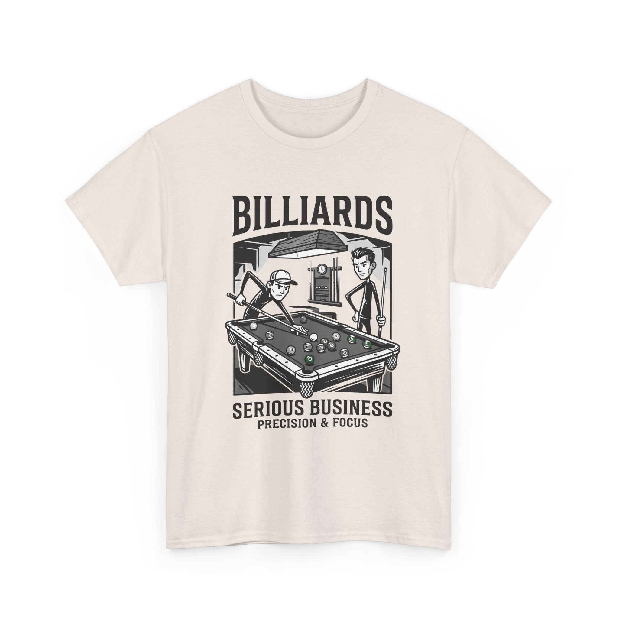 Billiards Tee – "Serious Business" Pool Player T-Shirt