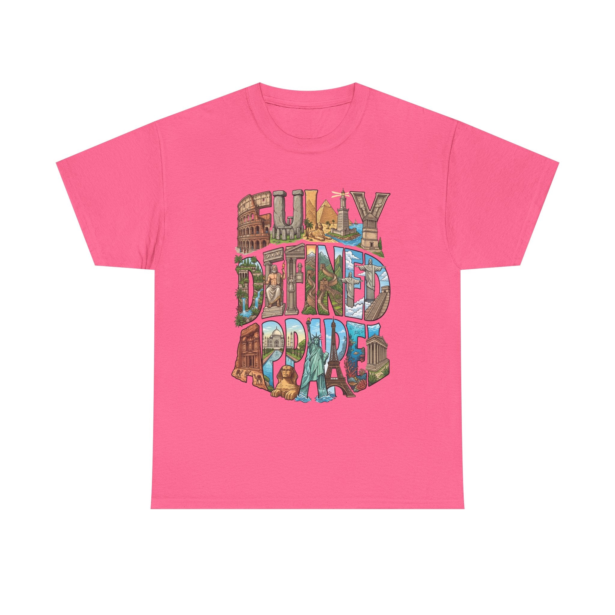 Fully Defined Apparel T‑Shirt — Retro Travel Illustration Tee