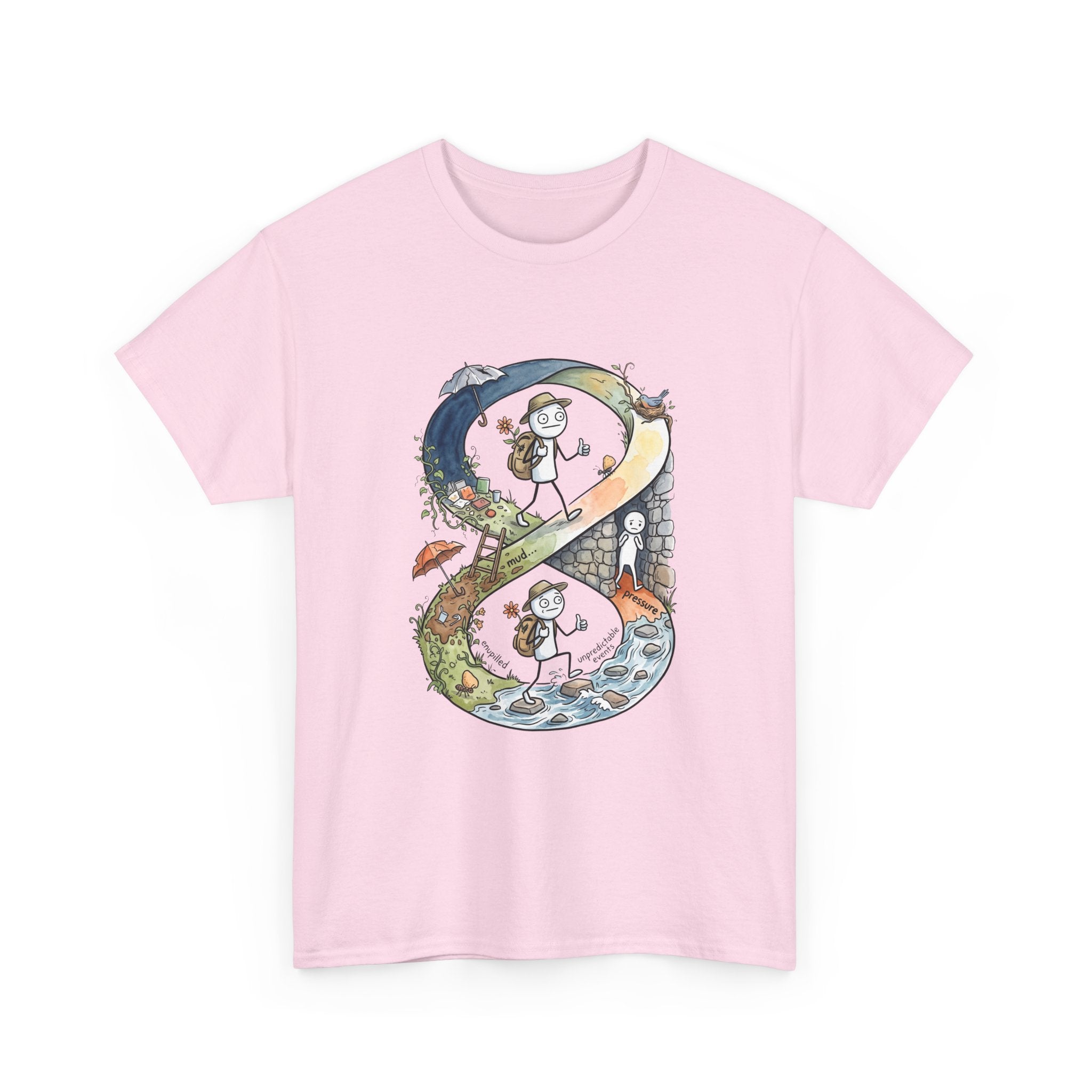 a Infinity Hiking Tee — Day & Night Nature Adventure Graphic T-Shirt