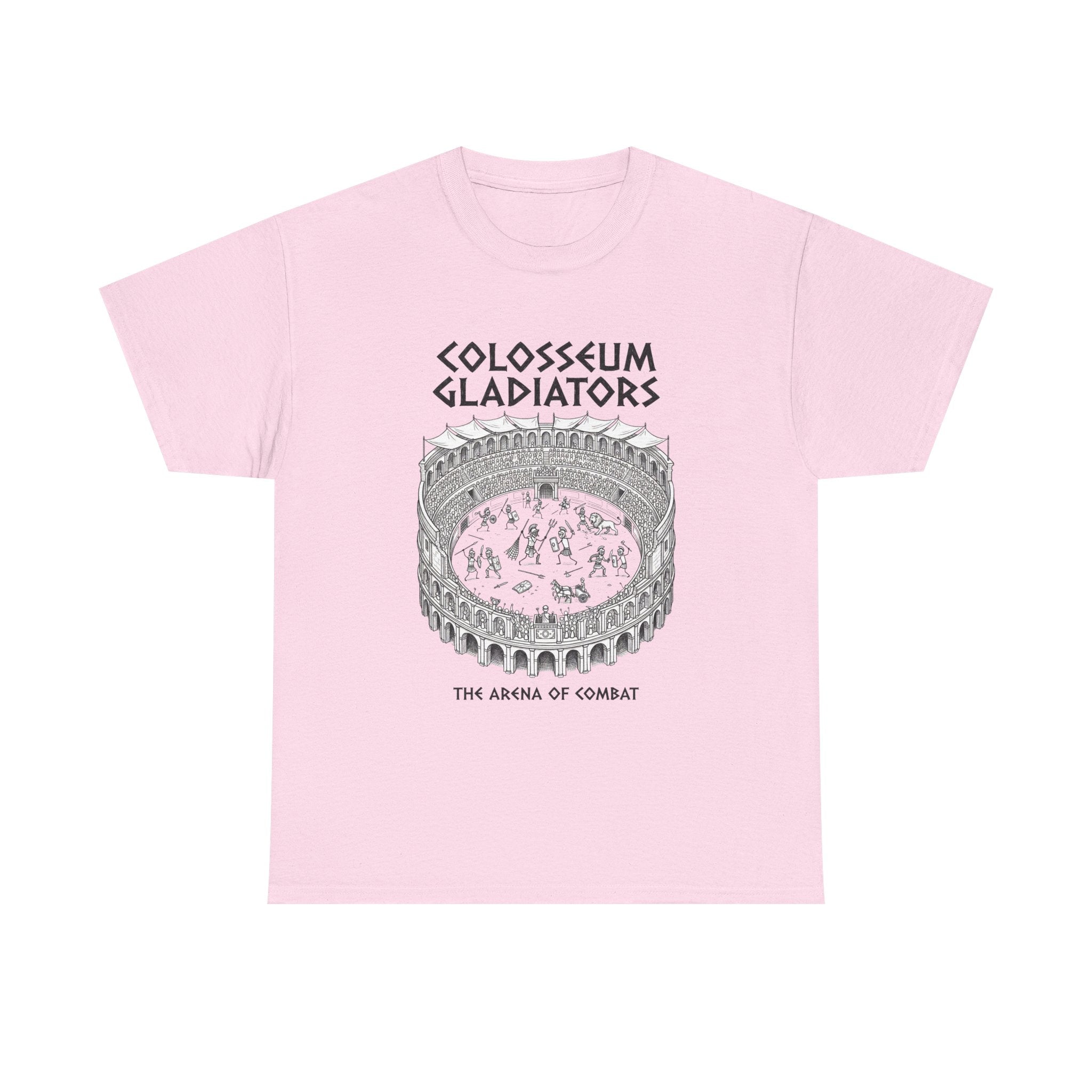 Colosseum Gladiators Tee — Ancient Roman Arena Graphic T-Shirt