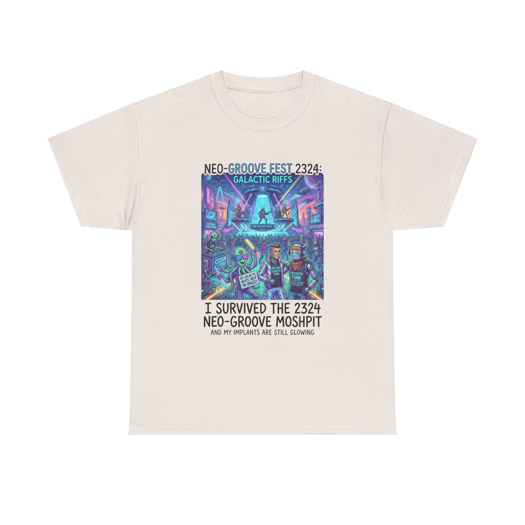 Neo-Groove Fest 2324 Tee — "I Survived the 2324 Neo-Groove Moshpit" Concert T-Shirt