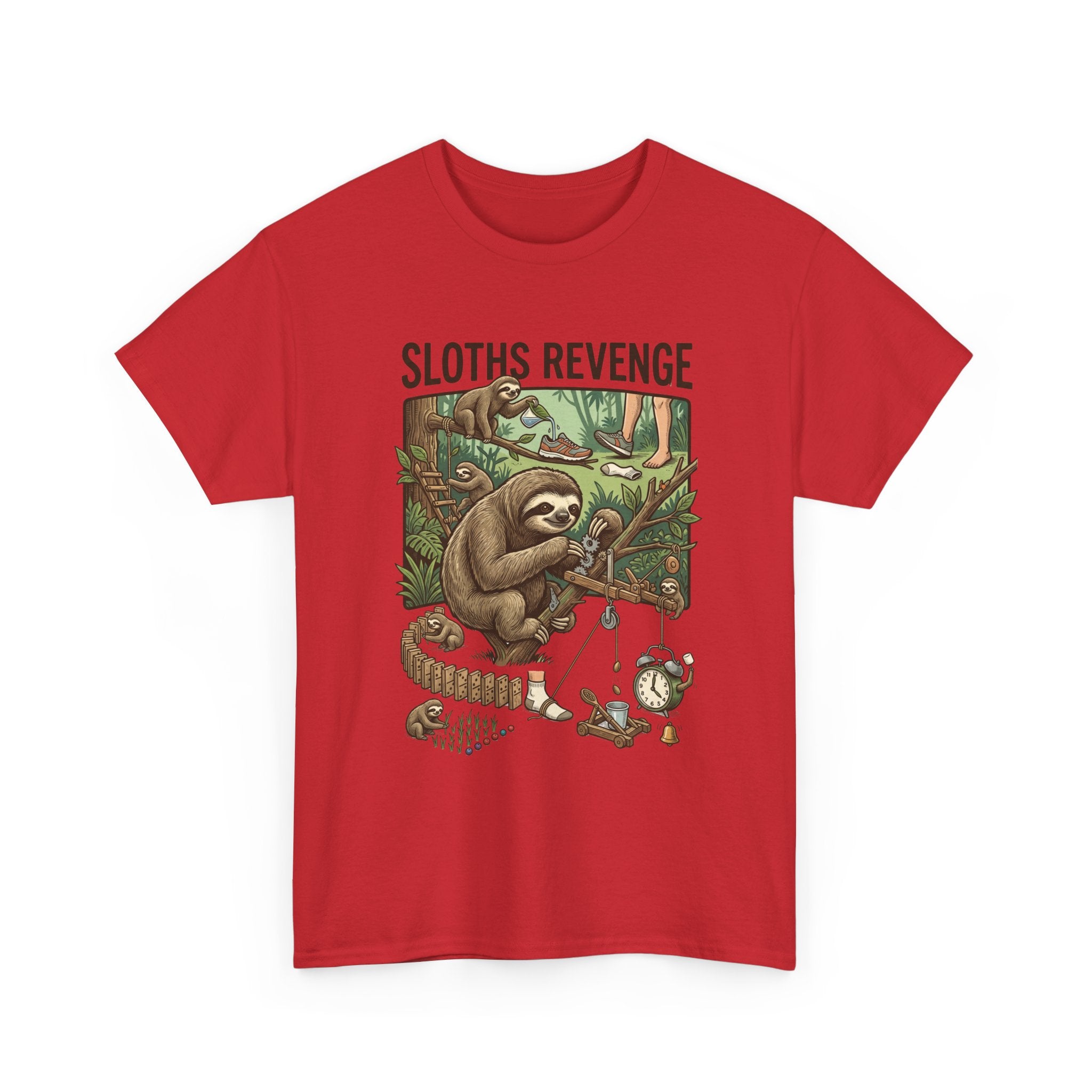 Sloths Revenge T-Shirt — Funny Retro Sloth Graphic Tee
