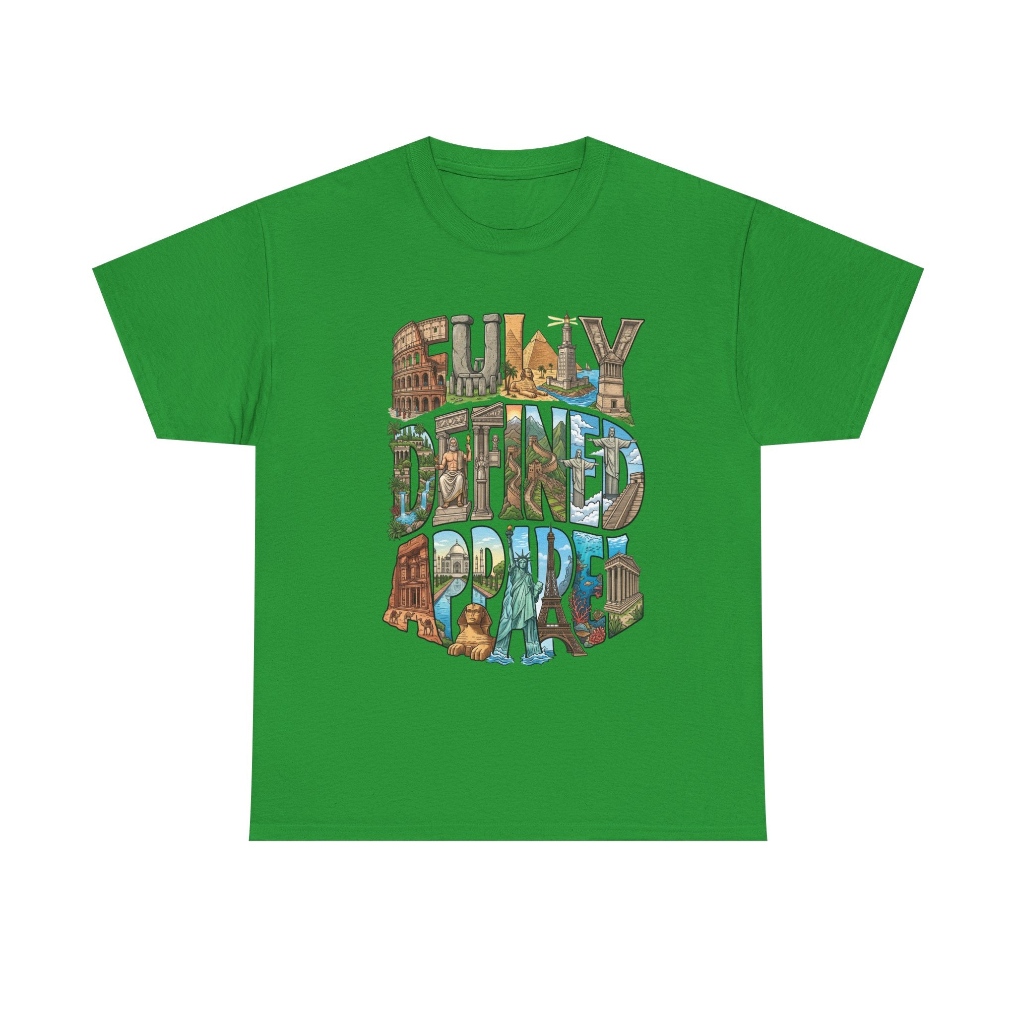 Fully Defined Apparel T‑Shirt — Retro Travel Illustration Tee