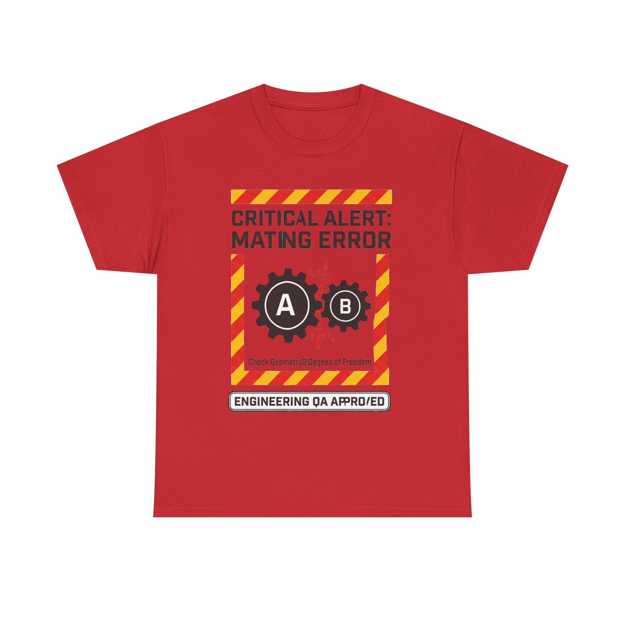 Mating Error T‑Shirt — Funny Engineering QA Alert Tee
