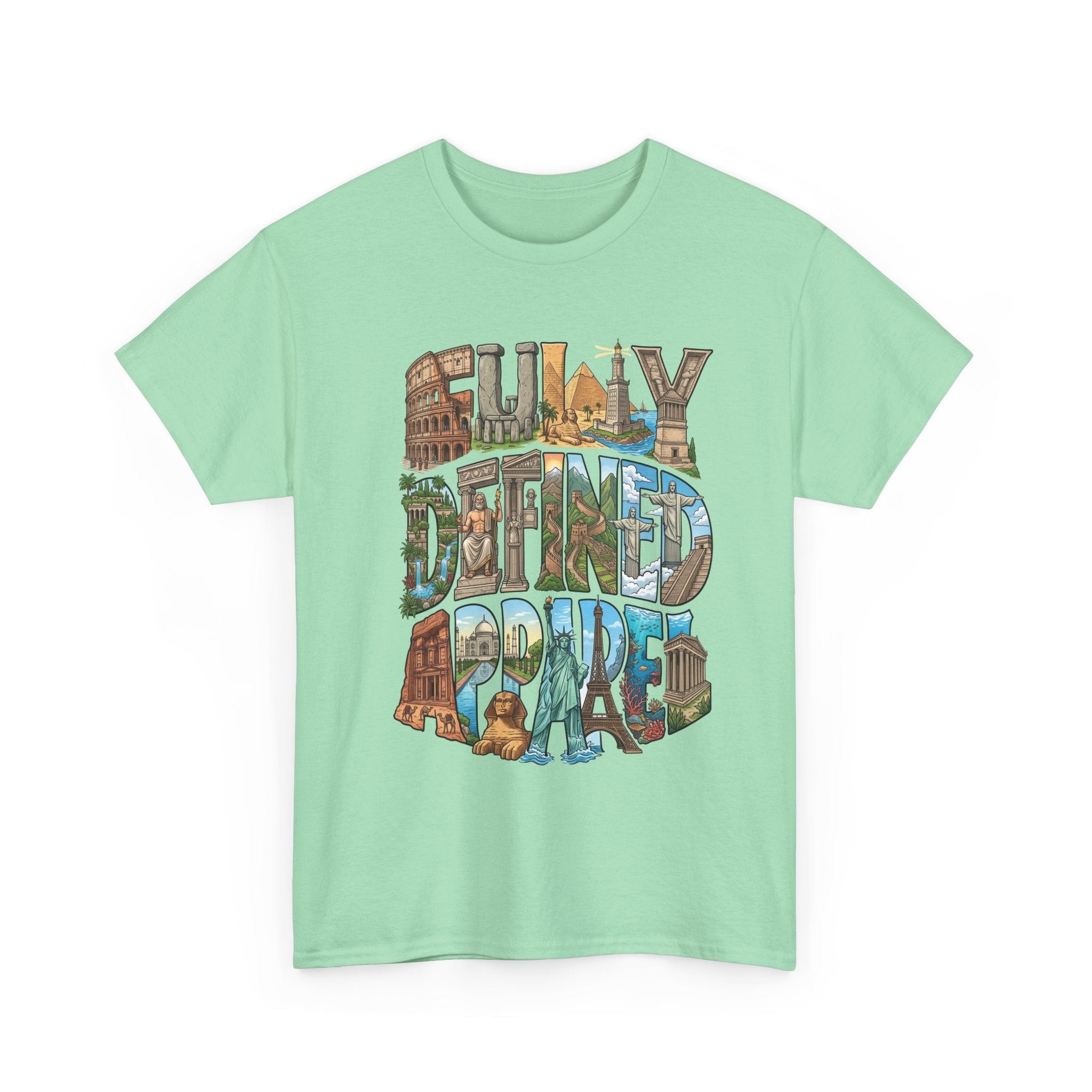 Fully Defined Apparel T‑Shirt — Retro Travel Illustration Tee