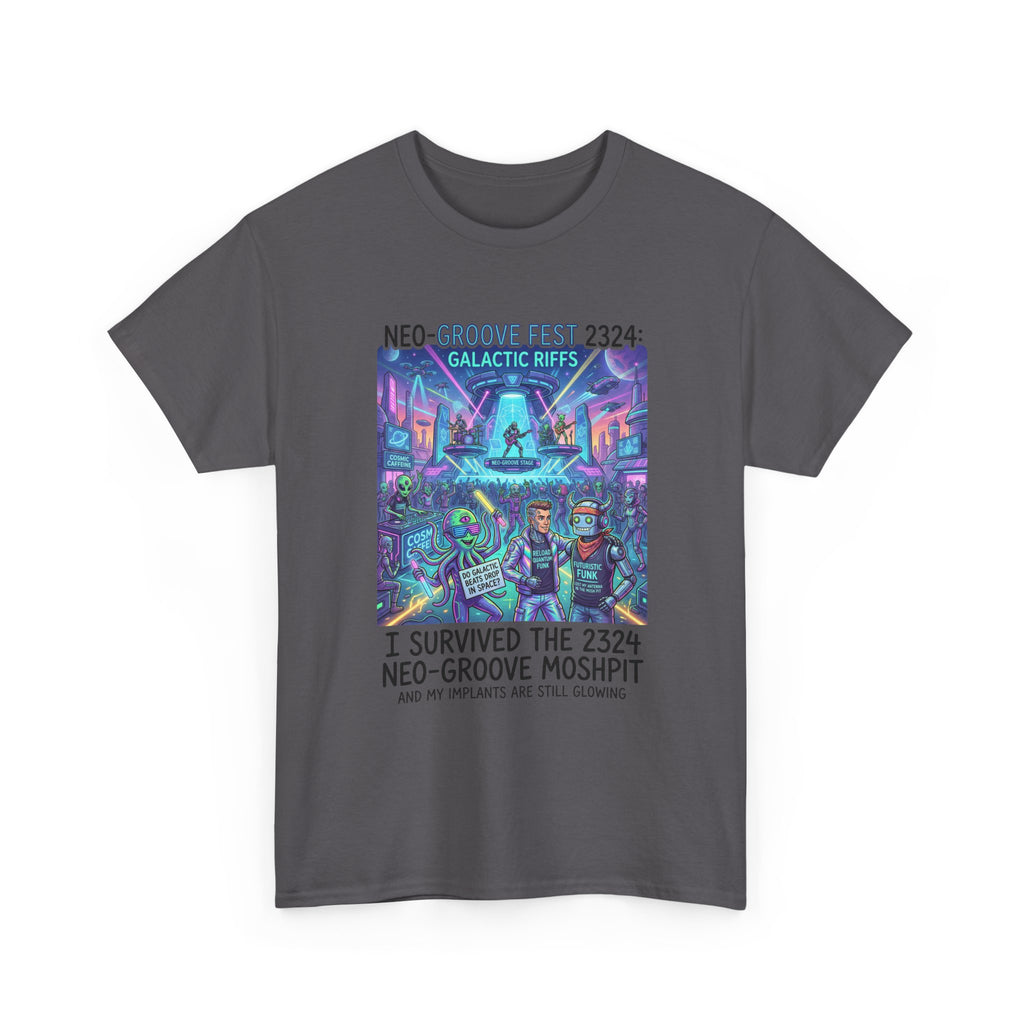 Neo-Groove Fest 2324 Tee — "I Survived the 2324 Neo-Groove Moshpit" Concert T-Shirt