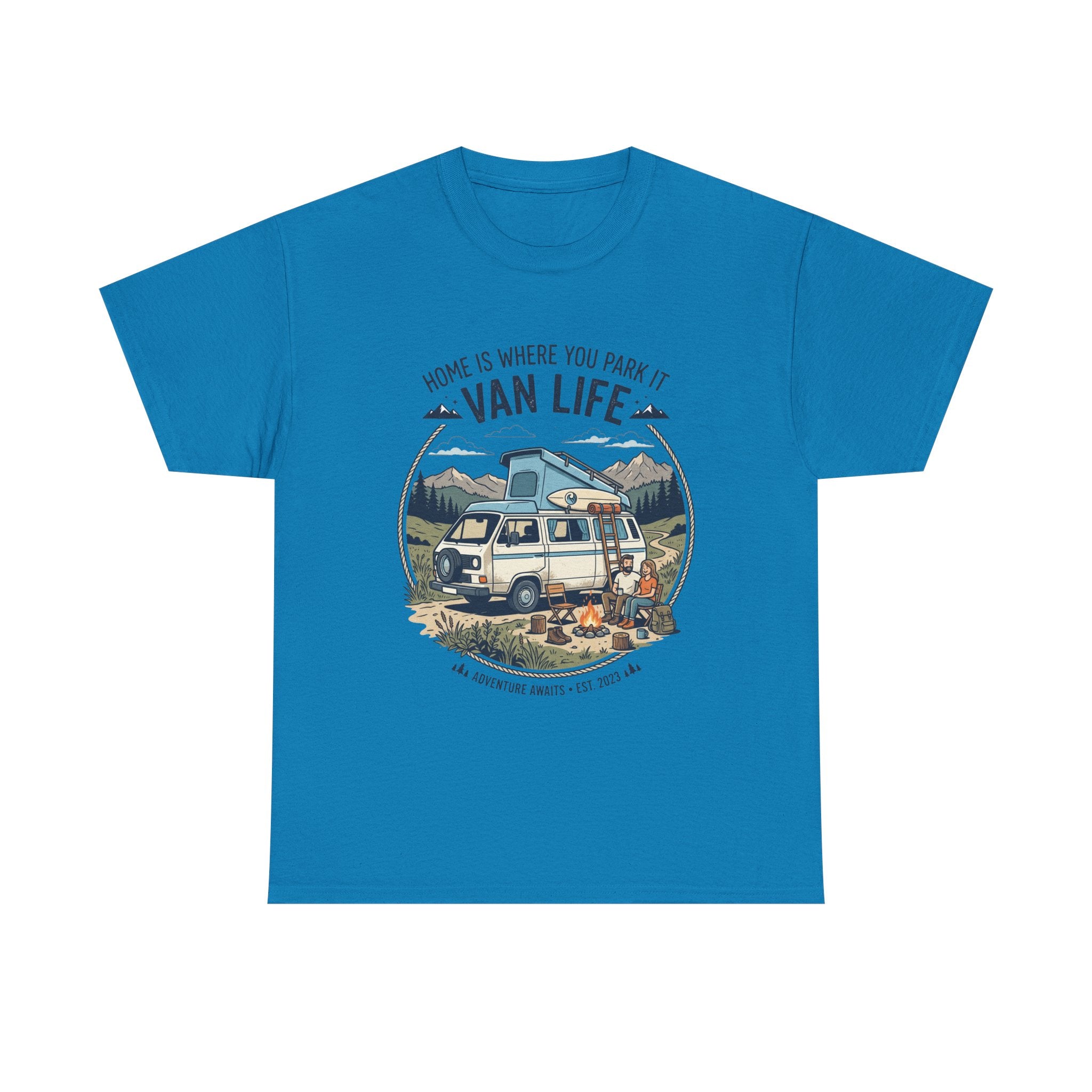 Van Life T-Shirt — "Home Is Where You Park It" Adventure Tee