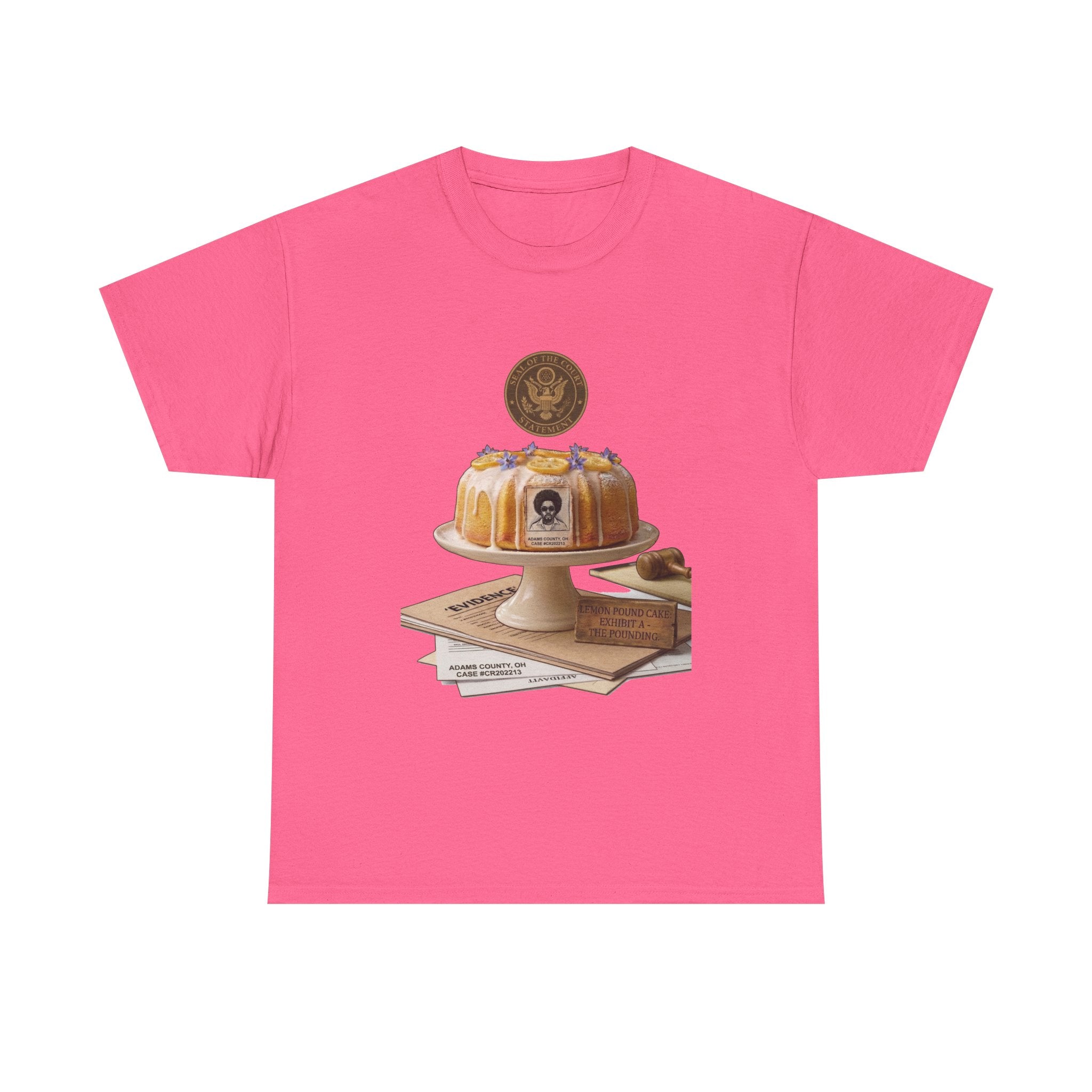 Lemon Pound Cake T‑Shirt — Vintage Baking Illustration Tee