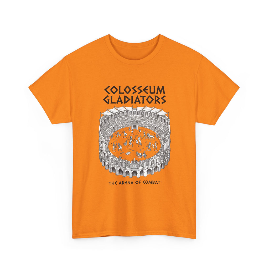 Colosseum Gladiators Tee — Ancient Roman Arena Graphic T-Shirt