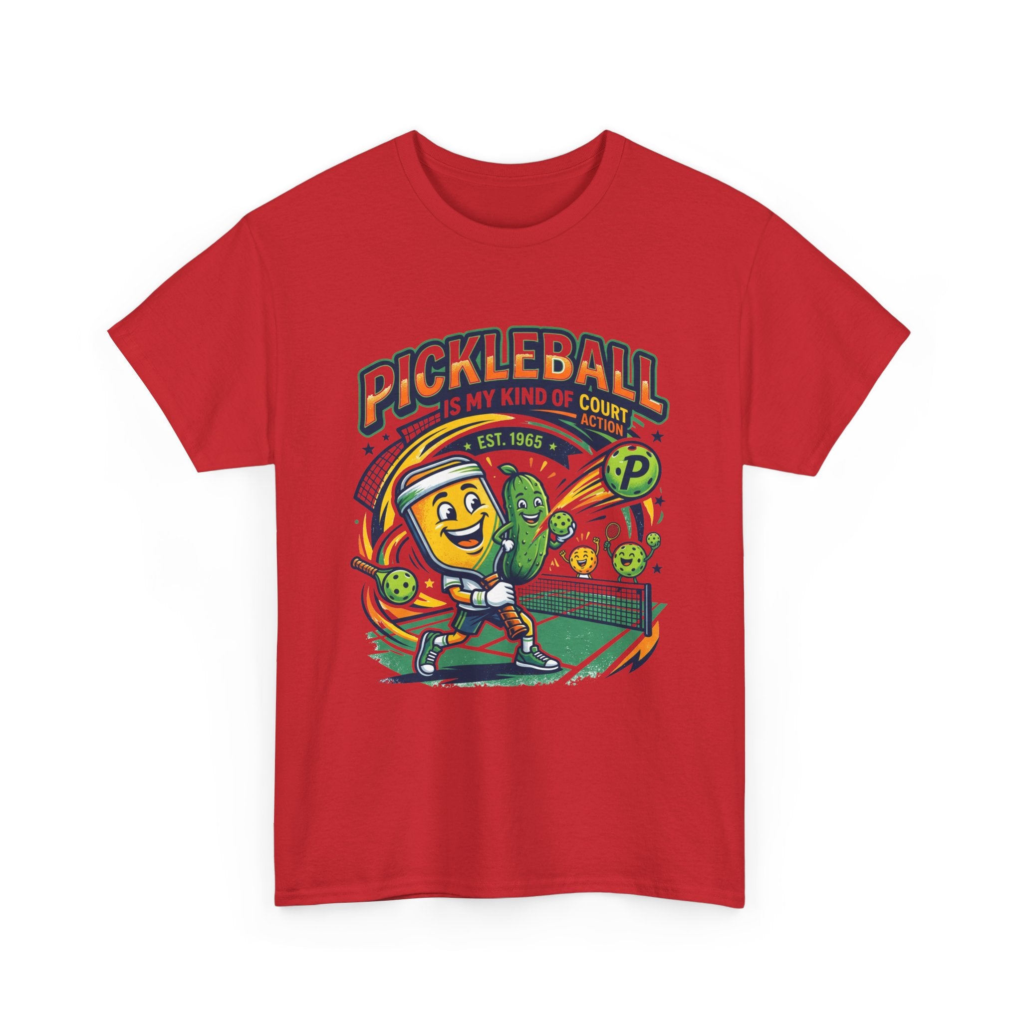 Pickleball Is My Kind of Court T‑Shirt — Funny Pickle Paddle & Dink Graphic Tee