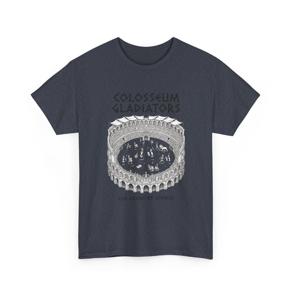 Colosseum Gladiators Tee — Ancient Roman Arena Graphic T-Shirt