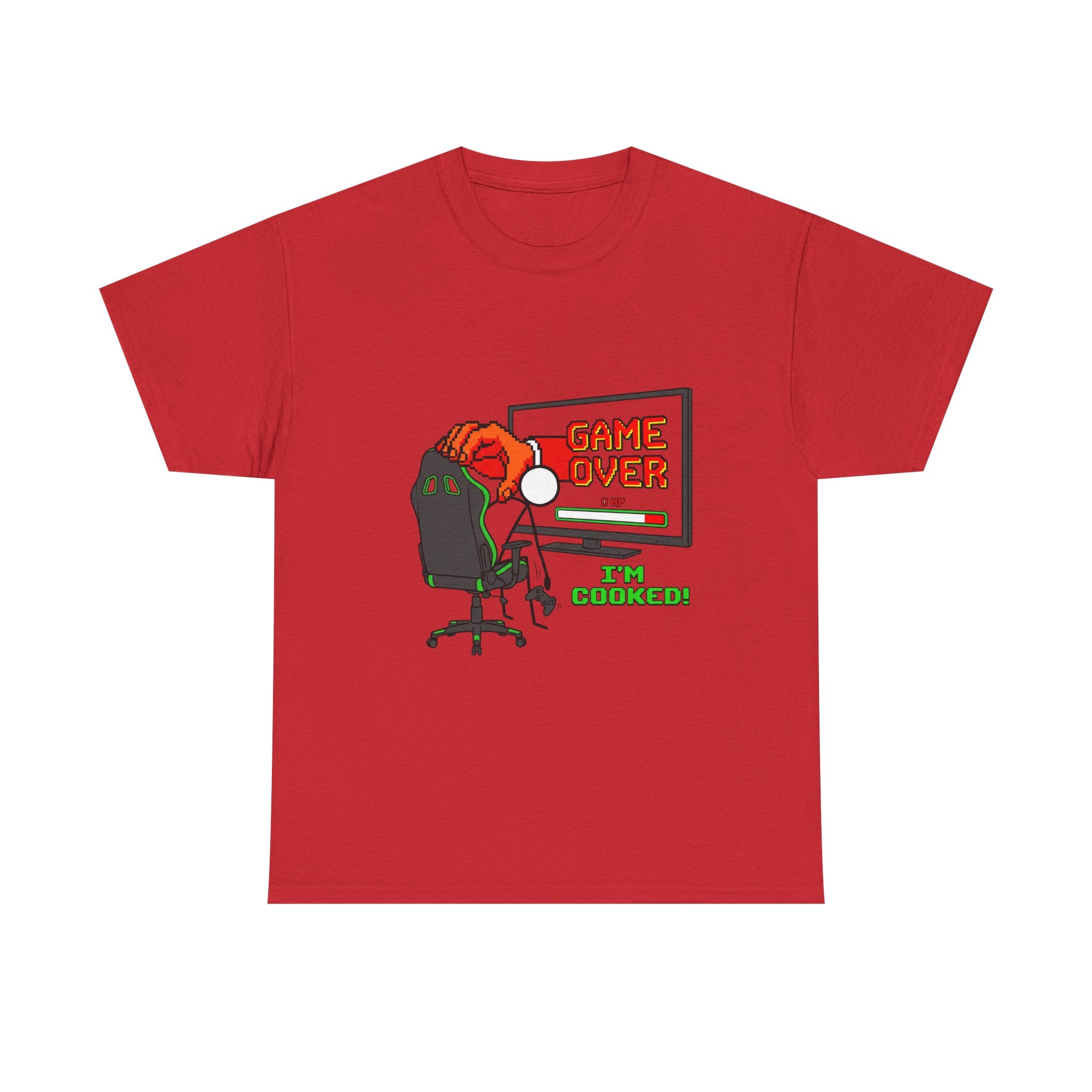 Gamer "Game Over I'm Cooked" T-Shirt